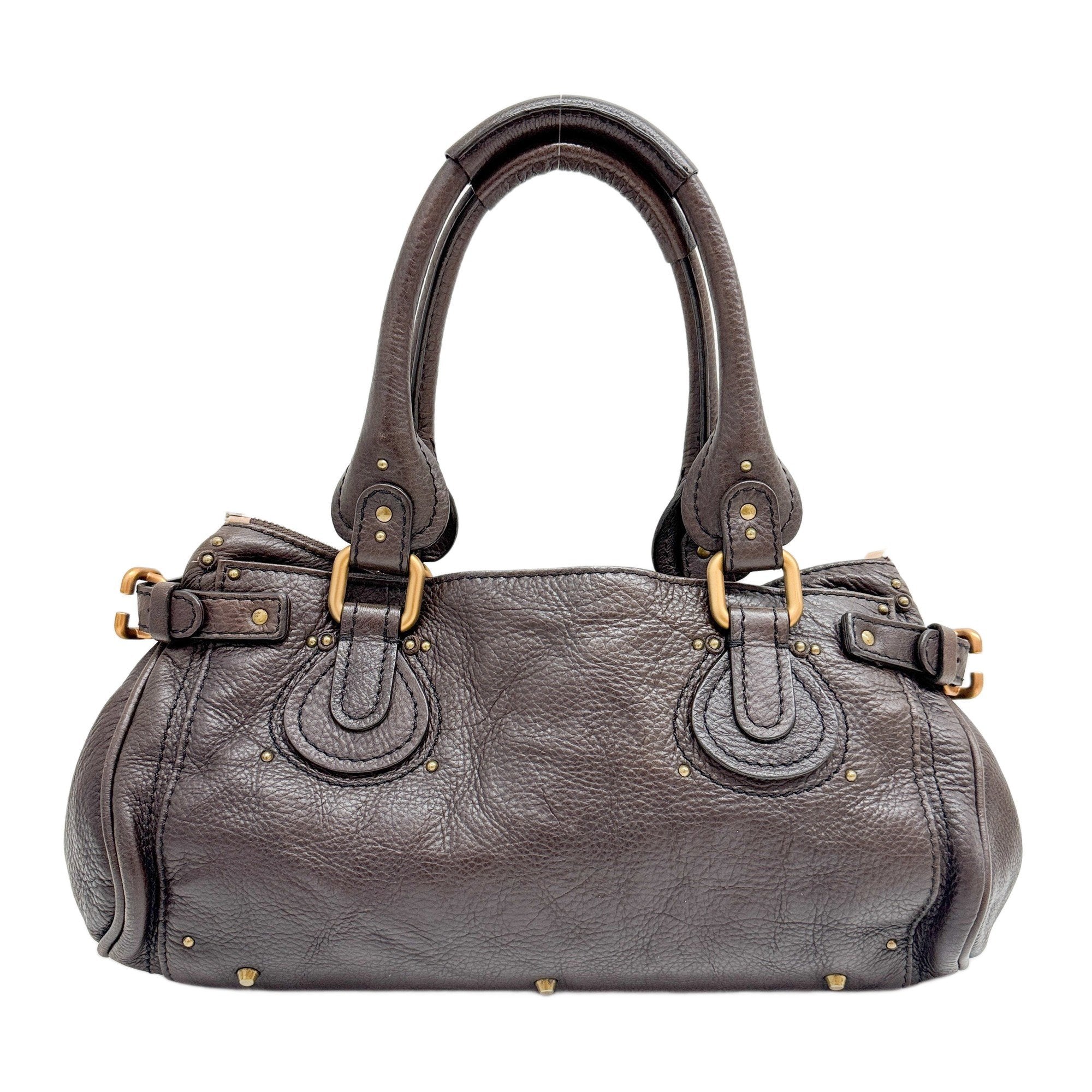 Paddington Dark Brown Leather Shoulder Bag