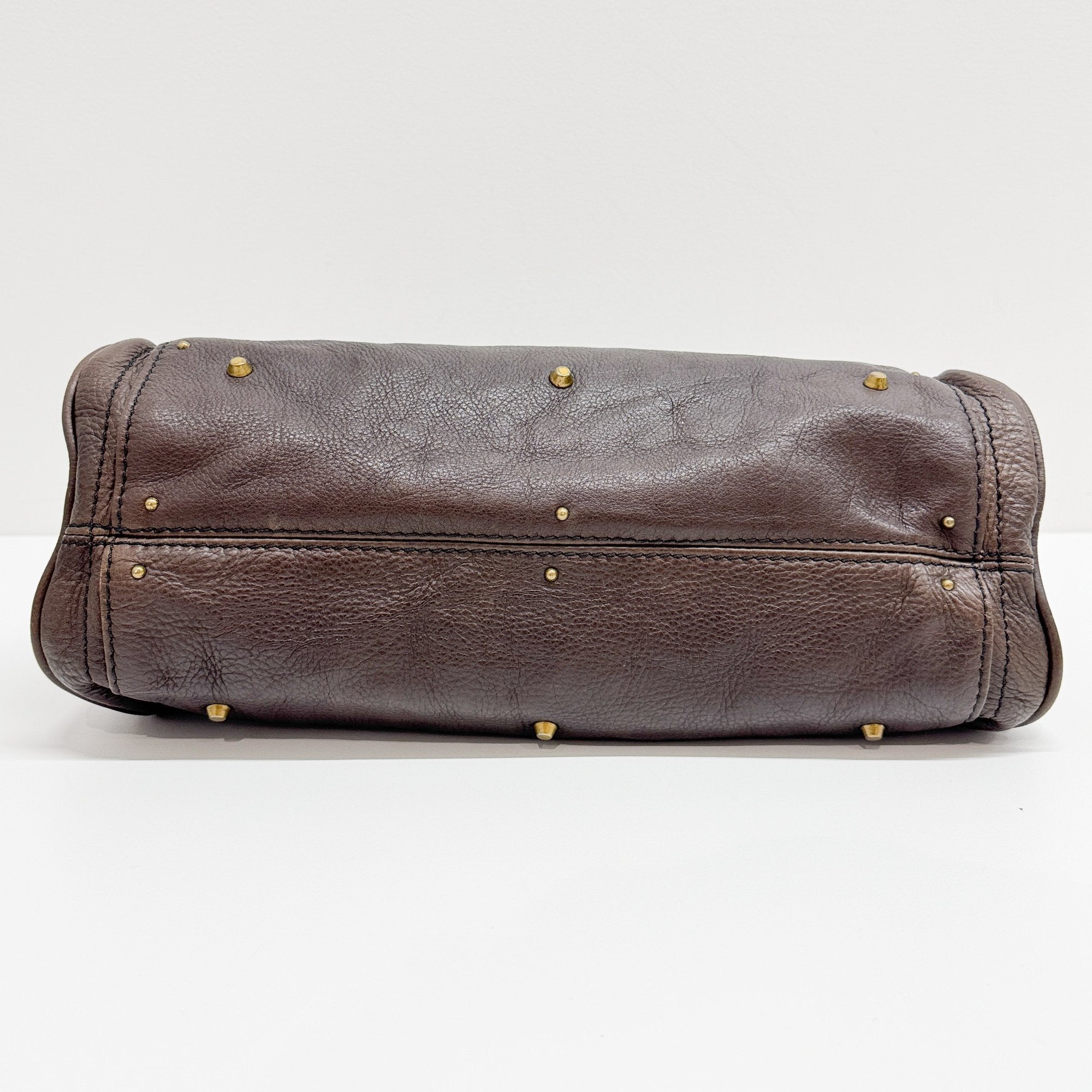 Paddington Dark Brown Leather Shoulder Bag