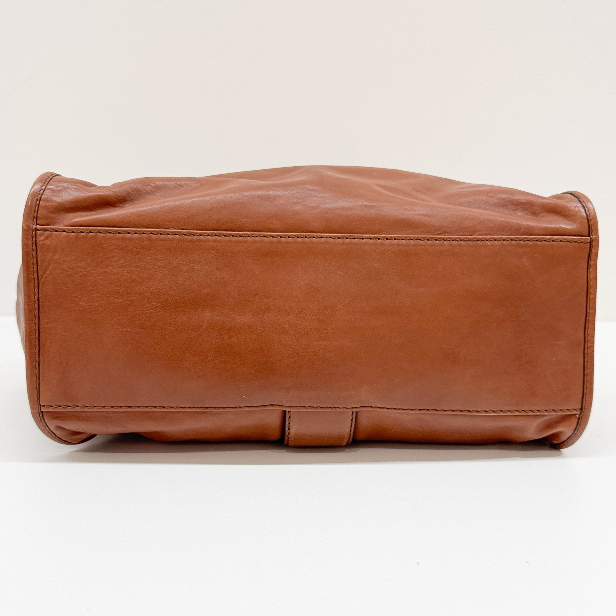 Stirrup Brown GG Canvas Leather Hobo Bag