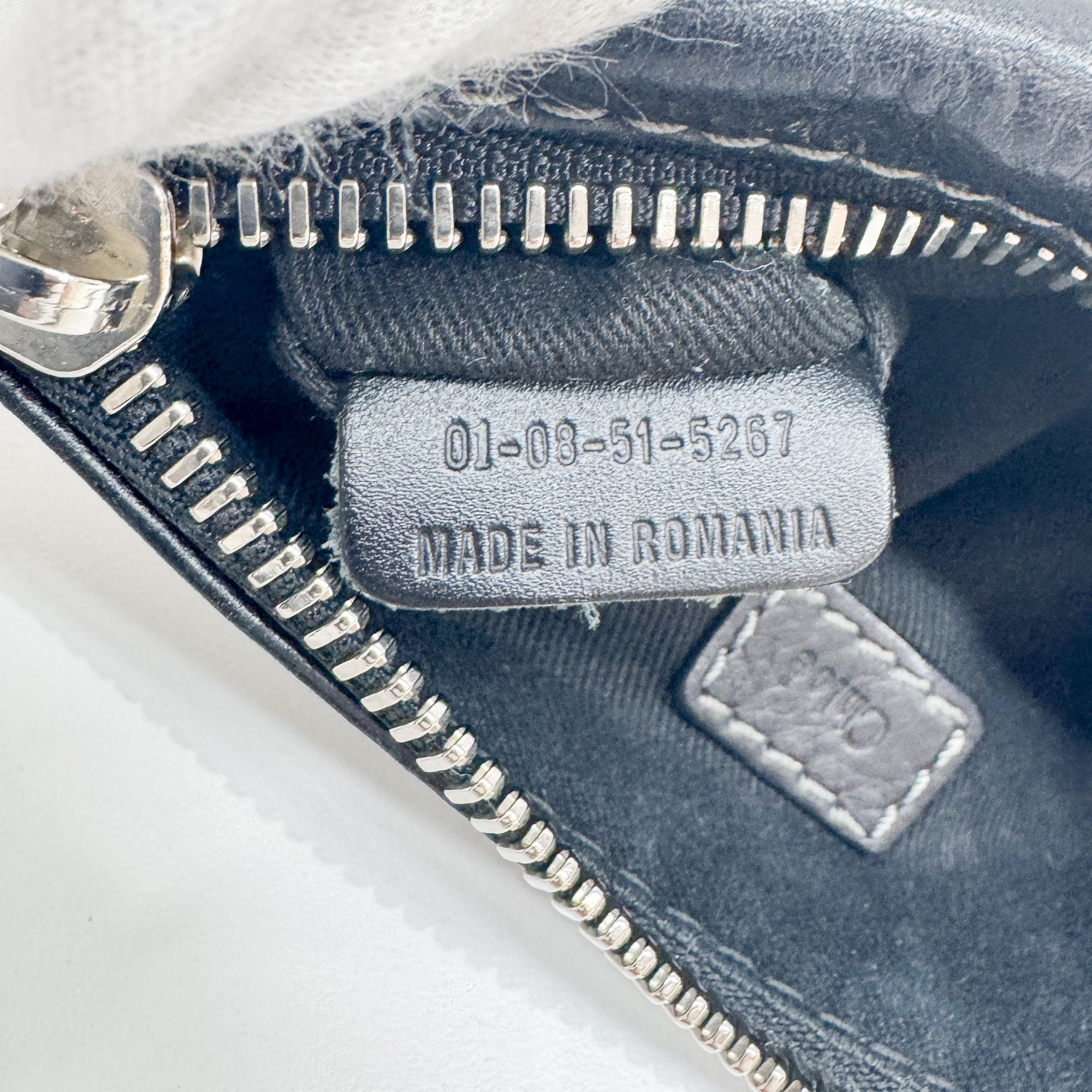 Paddington Pouch Black Leather Shoulder Bag