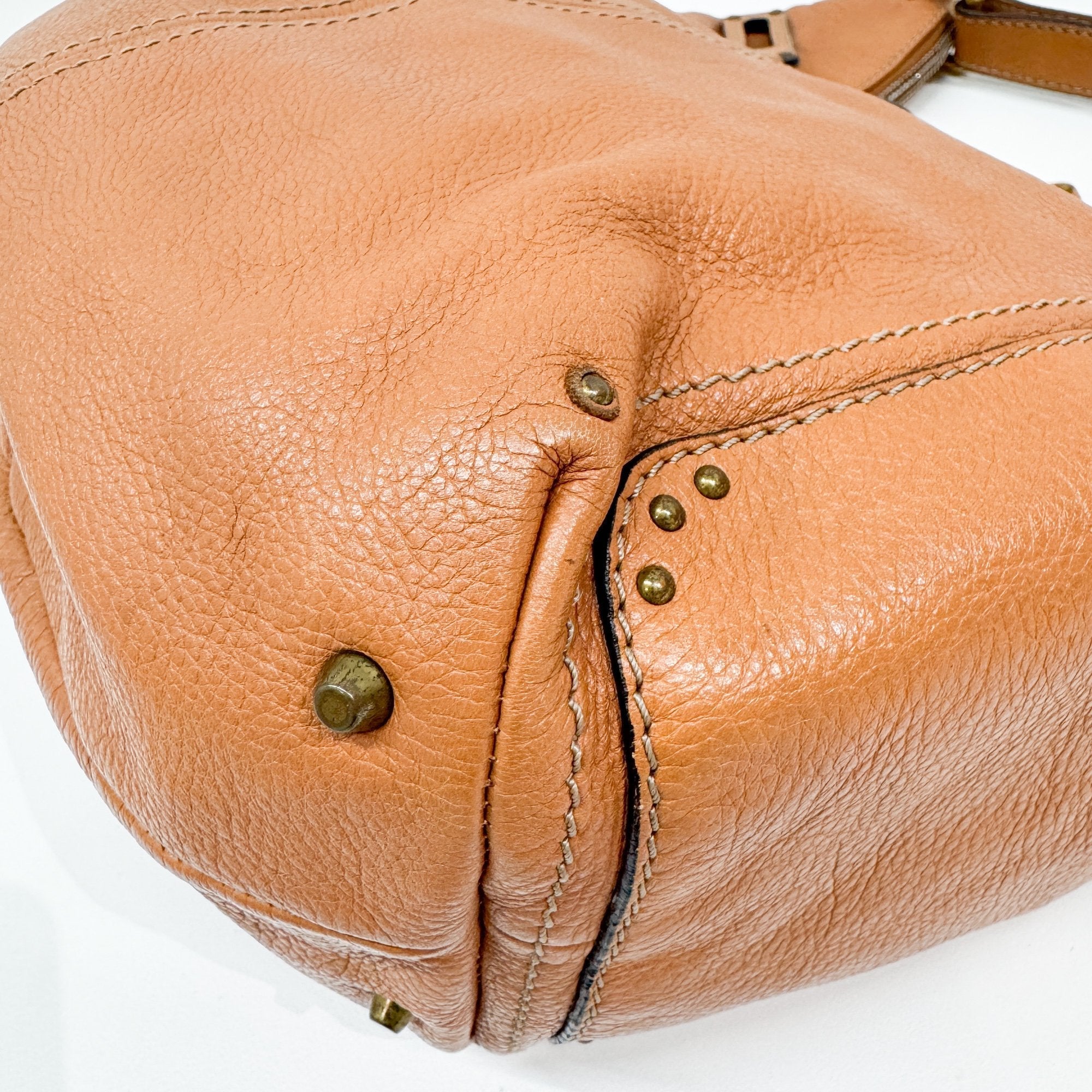 Paddington Brown Leather Shoulder Bag