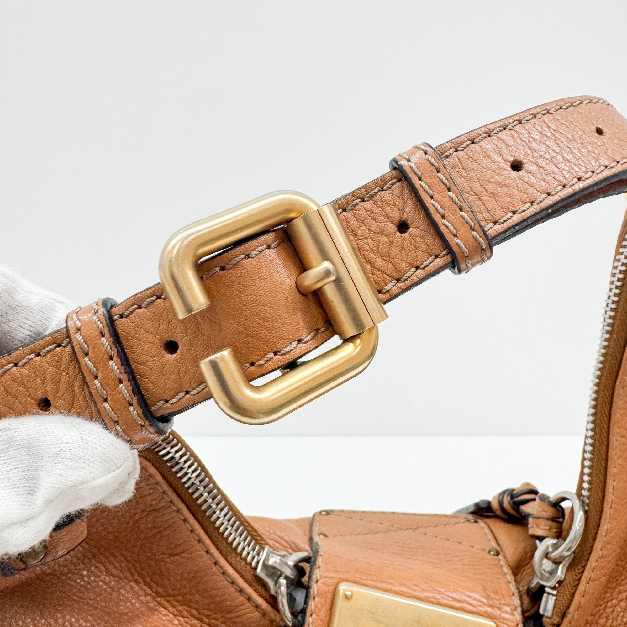 Paddington Brown Leather Shoulder Bag