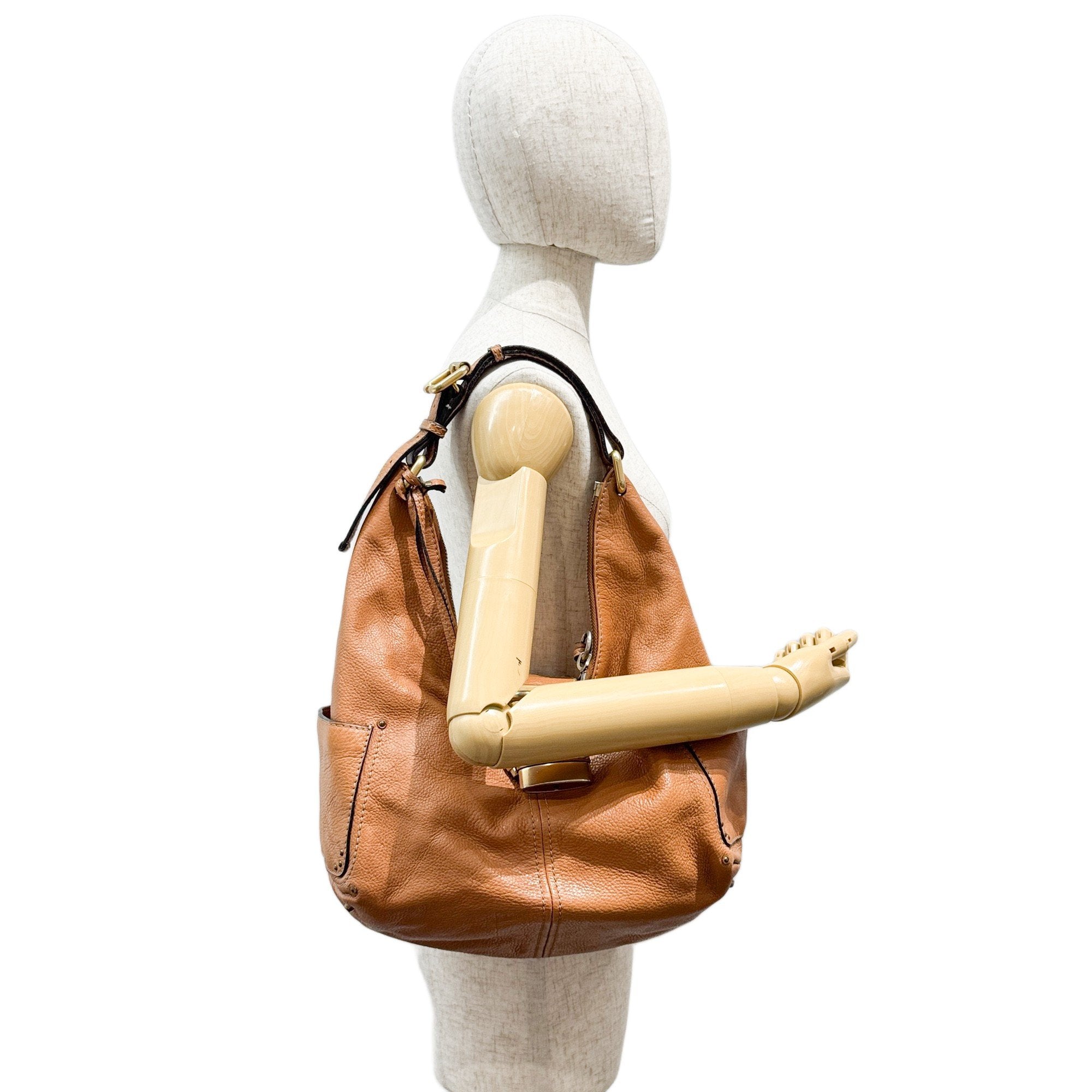 Paddington Brown Leather Shoulder Bag