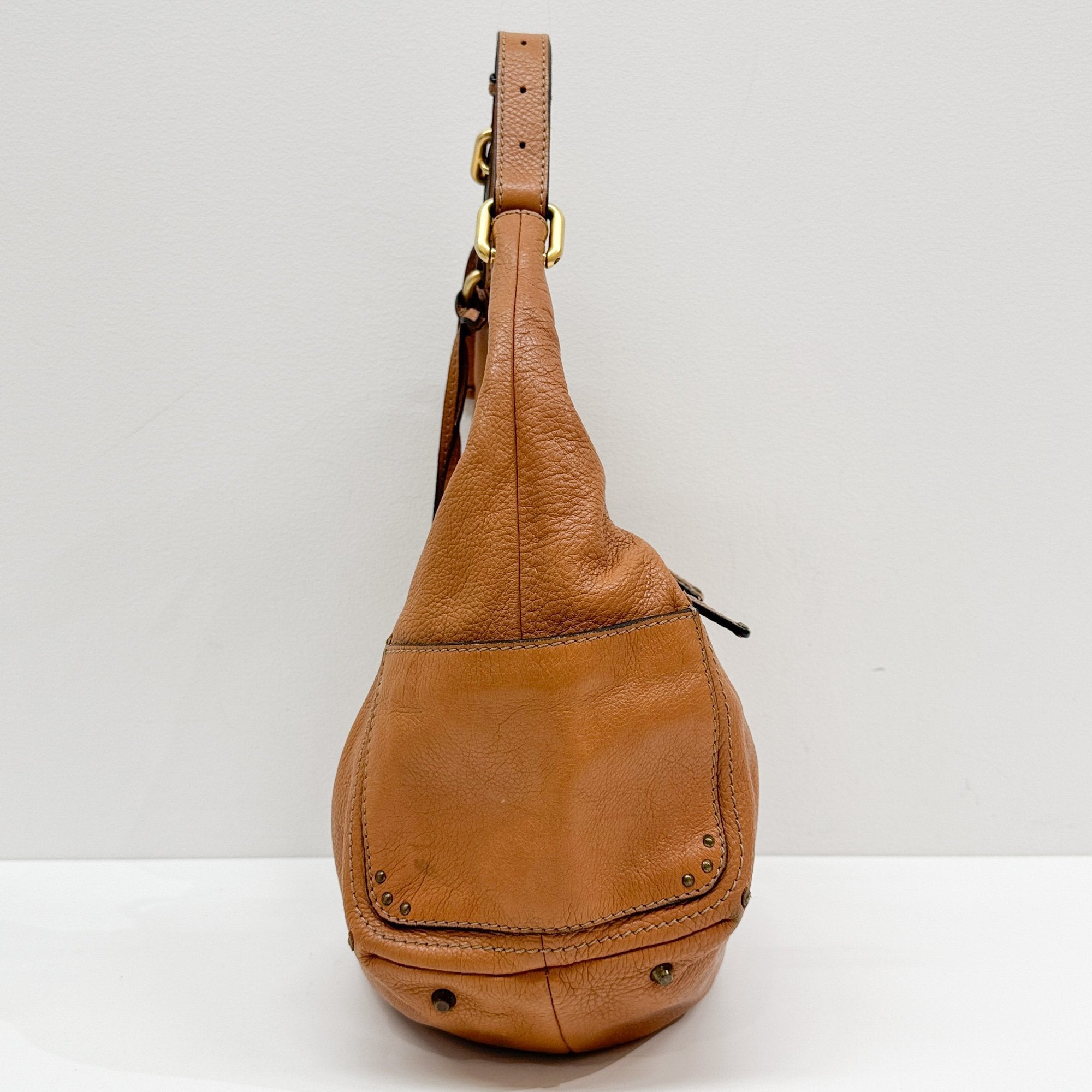 Paddington Brown Leather Shoulder Bag