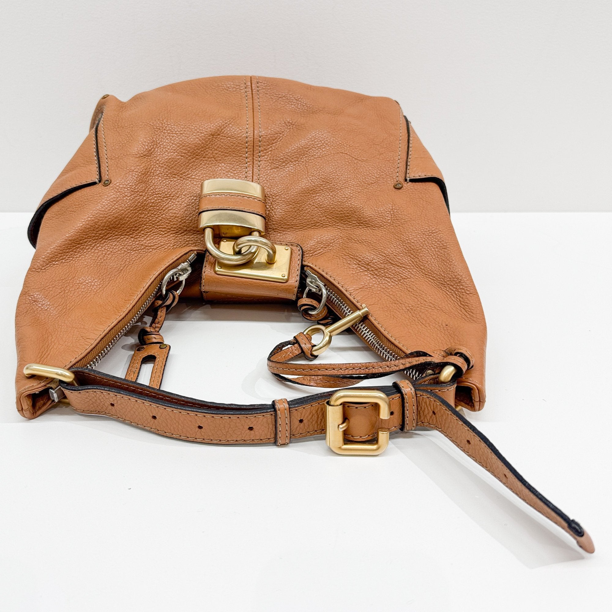 Paddington Brown Leather Shoulder Bag