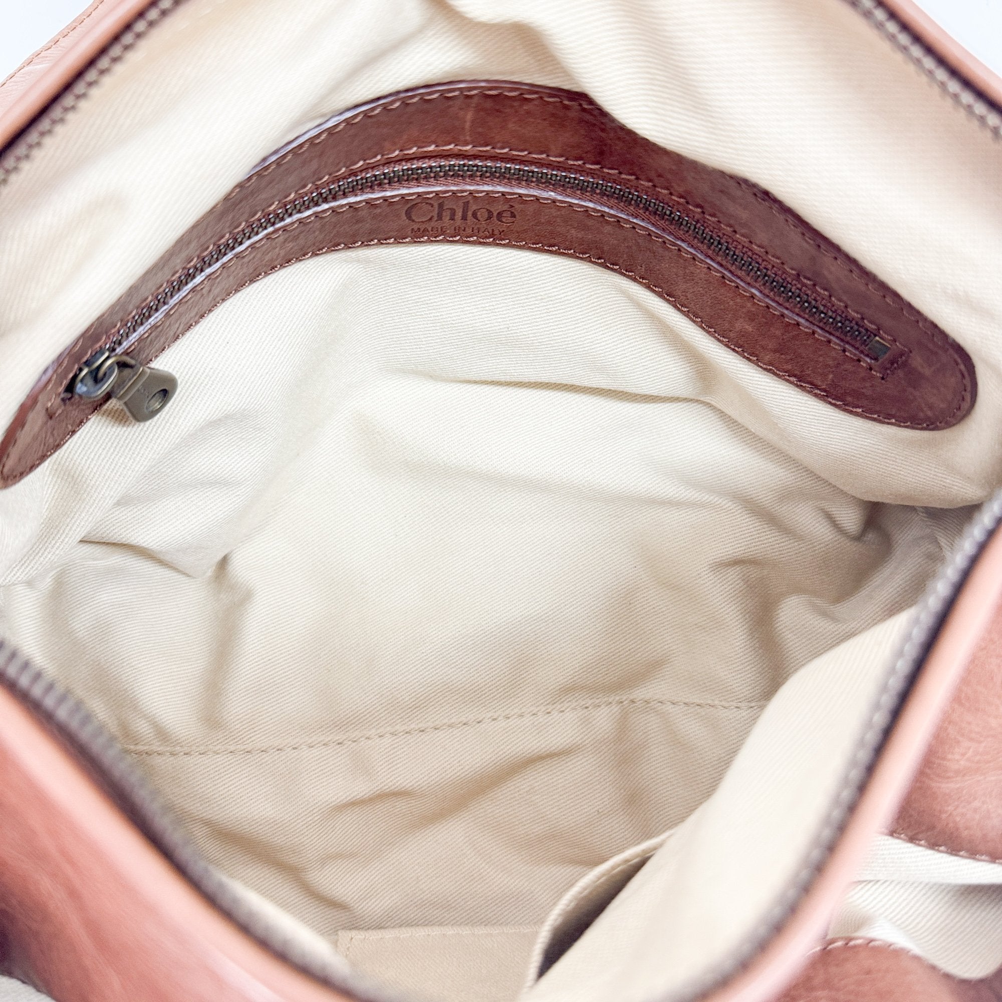 Silverado Brown Python Embossed Leather Shoulder Bag