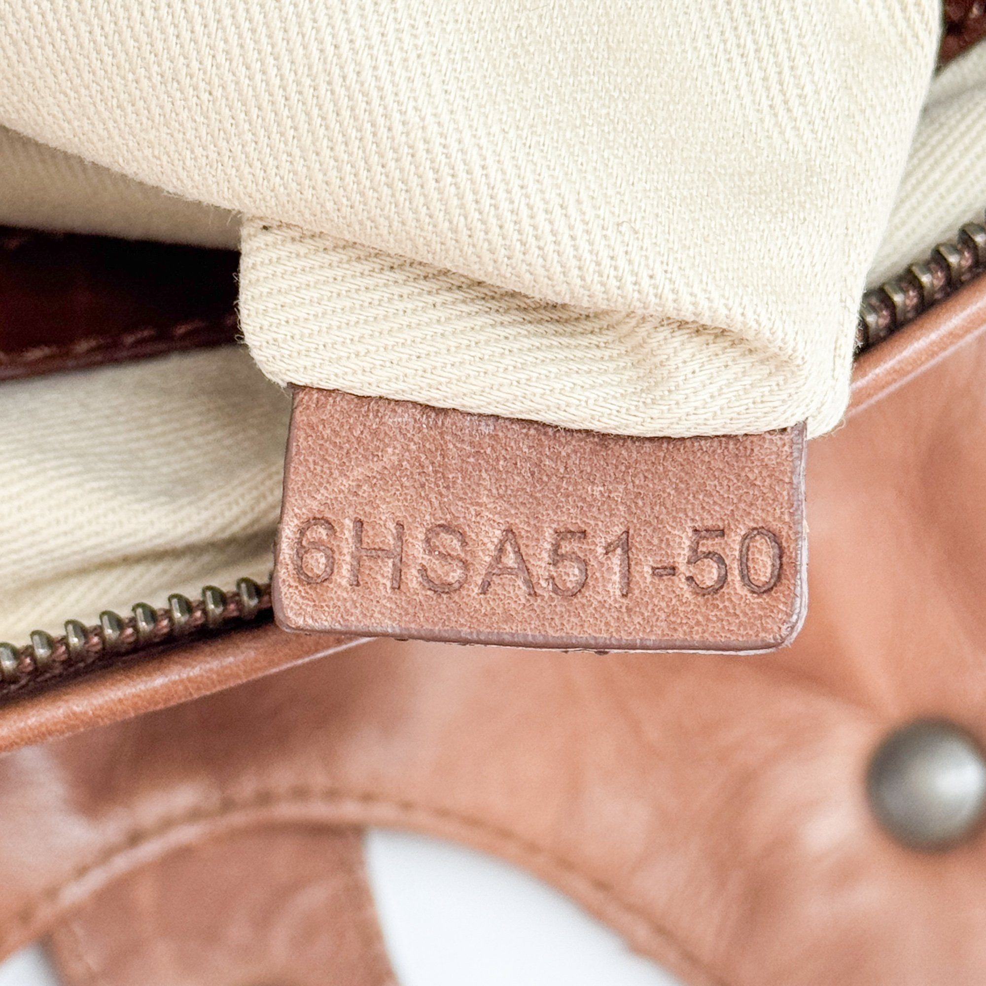 Silverado Brown Python Embossed Leather Shoulder Bag