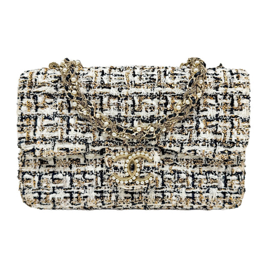 Westminster Multi-Color Tweed Shoulder Bag