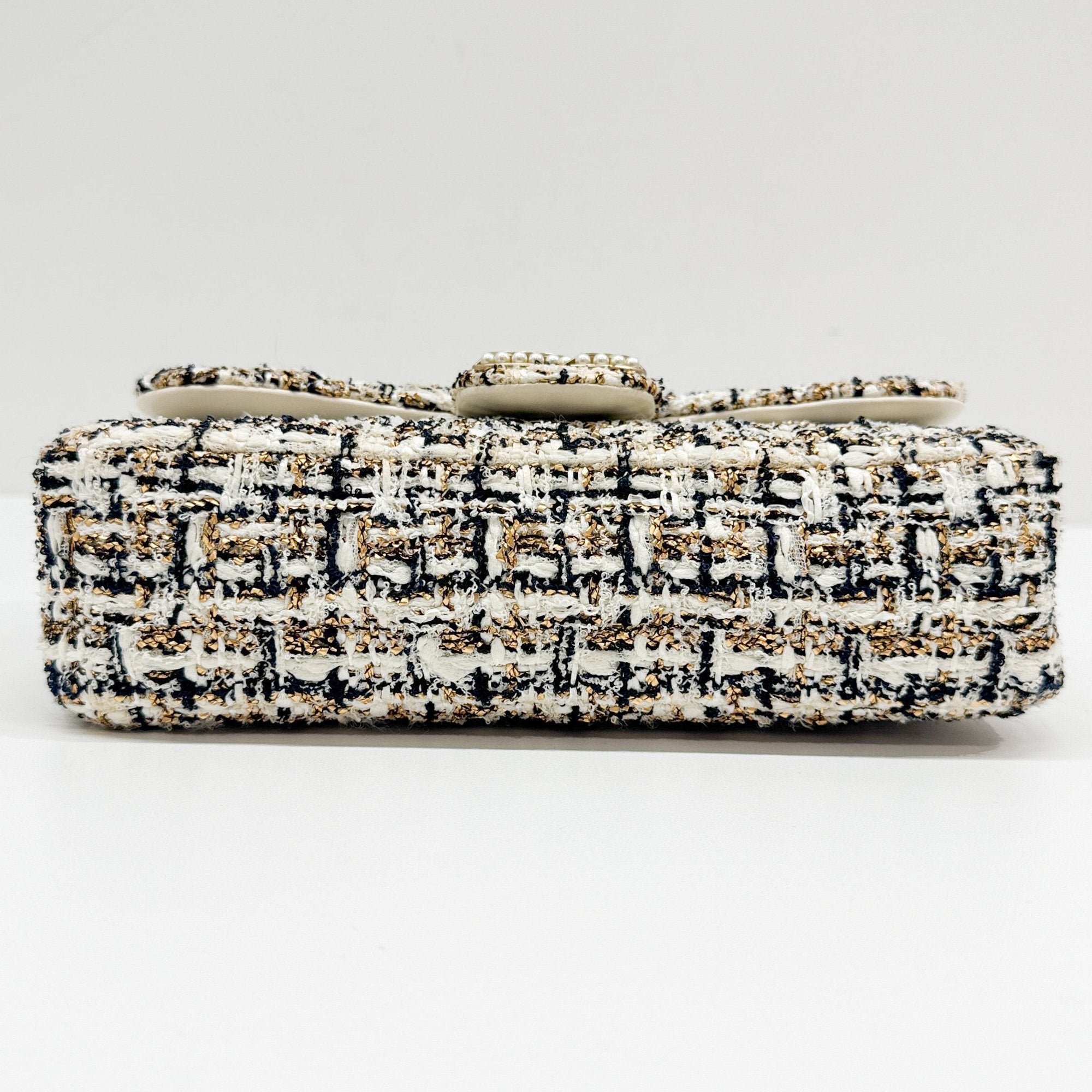 Westminster Multi-Color Tweed Shoulder Bag