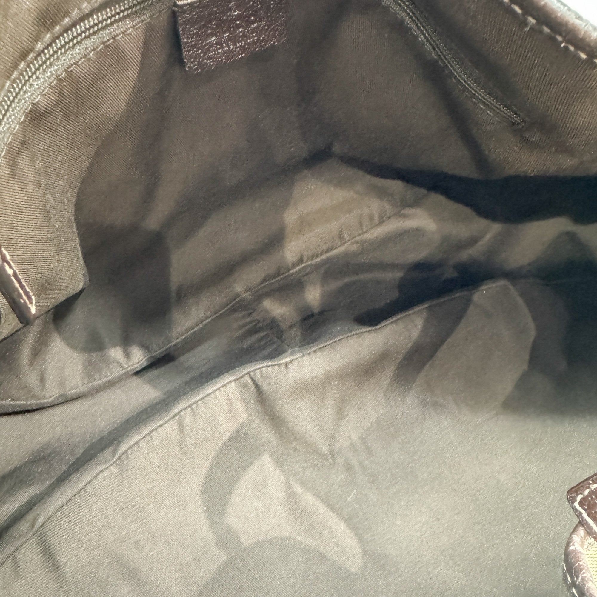 Abbey Brown GG Canvas Shoulder Bag