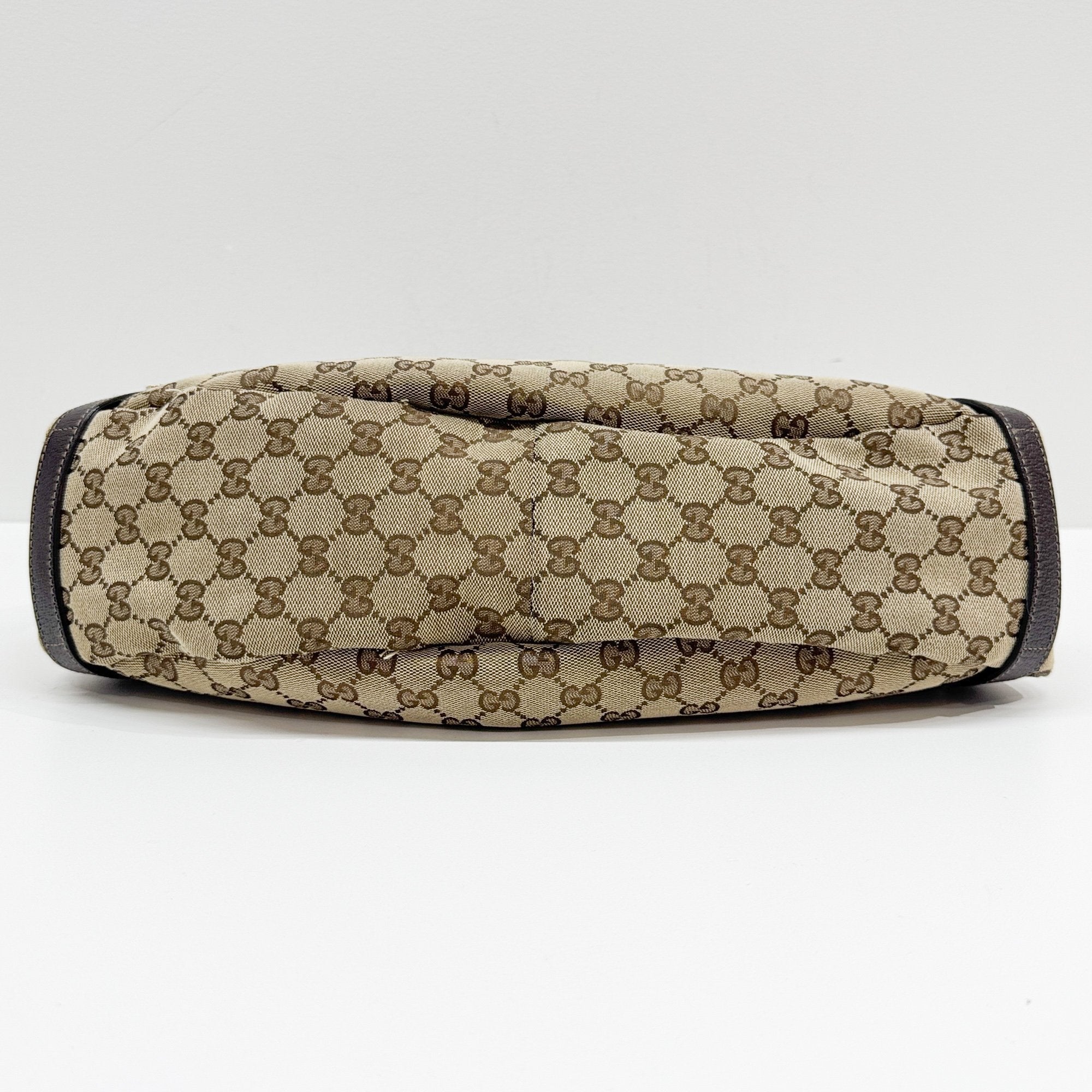 Abbey Brown GG Canvas Shoulder Bag