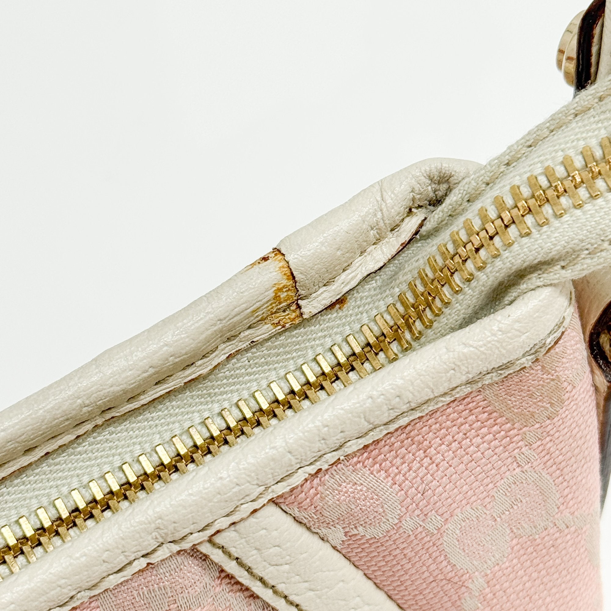 Abbey Pink GG Canvas Shoulder Bag