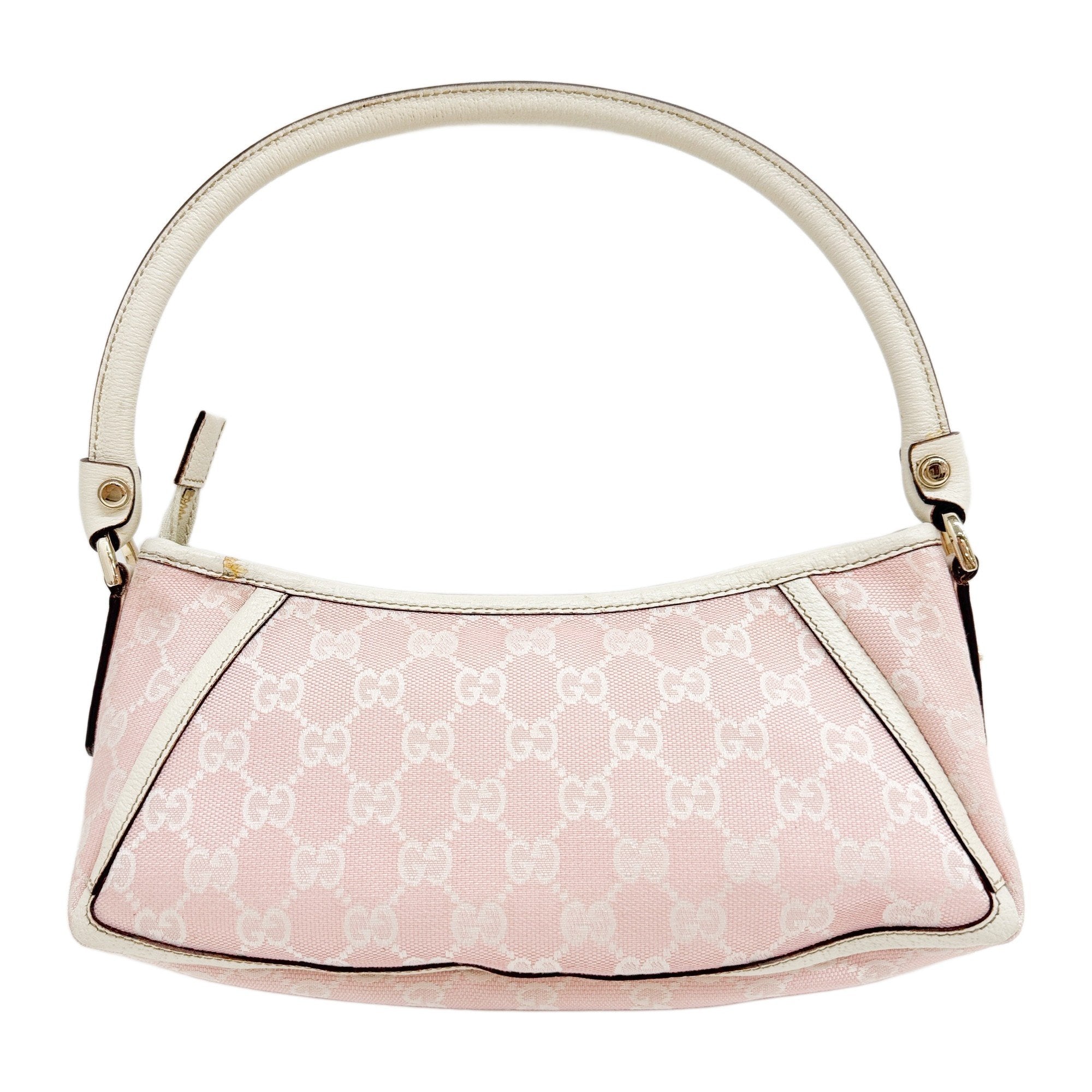 Abbey Pink GG Canvas Shoulder Bag