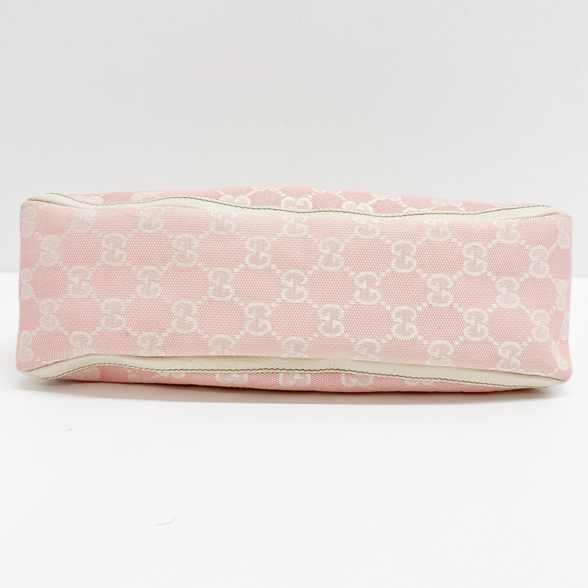 Abbey Pink GG Canvas Shoulder Bag