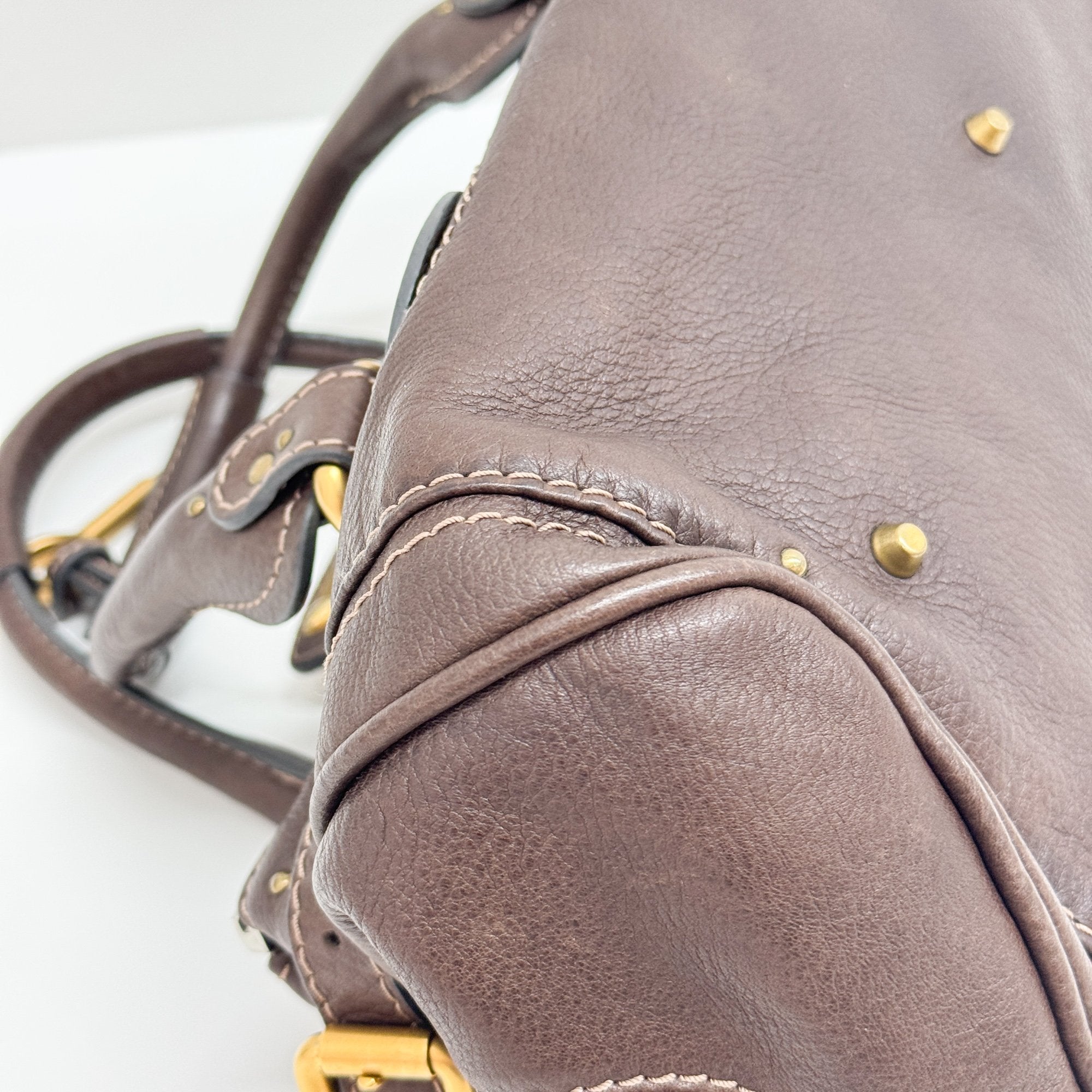 Paddington Brown Leather Shoulder Bag