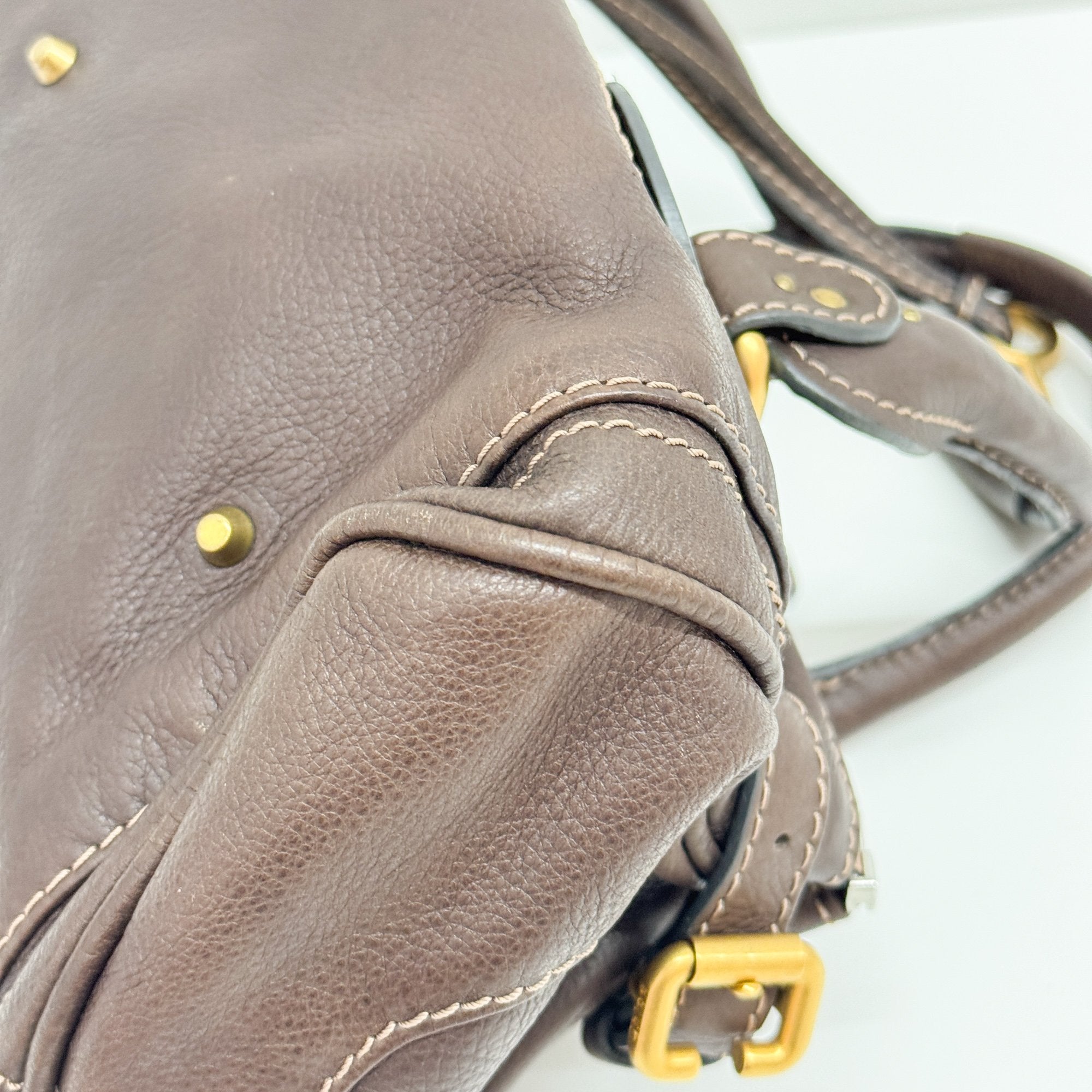 Paddington Brown Leather Shoulder Bag