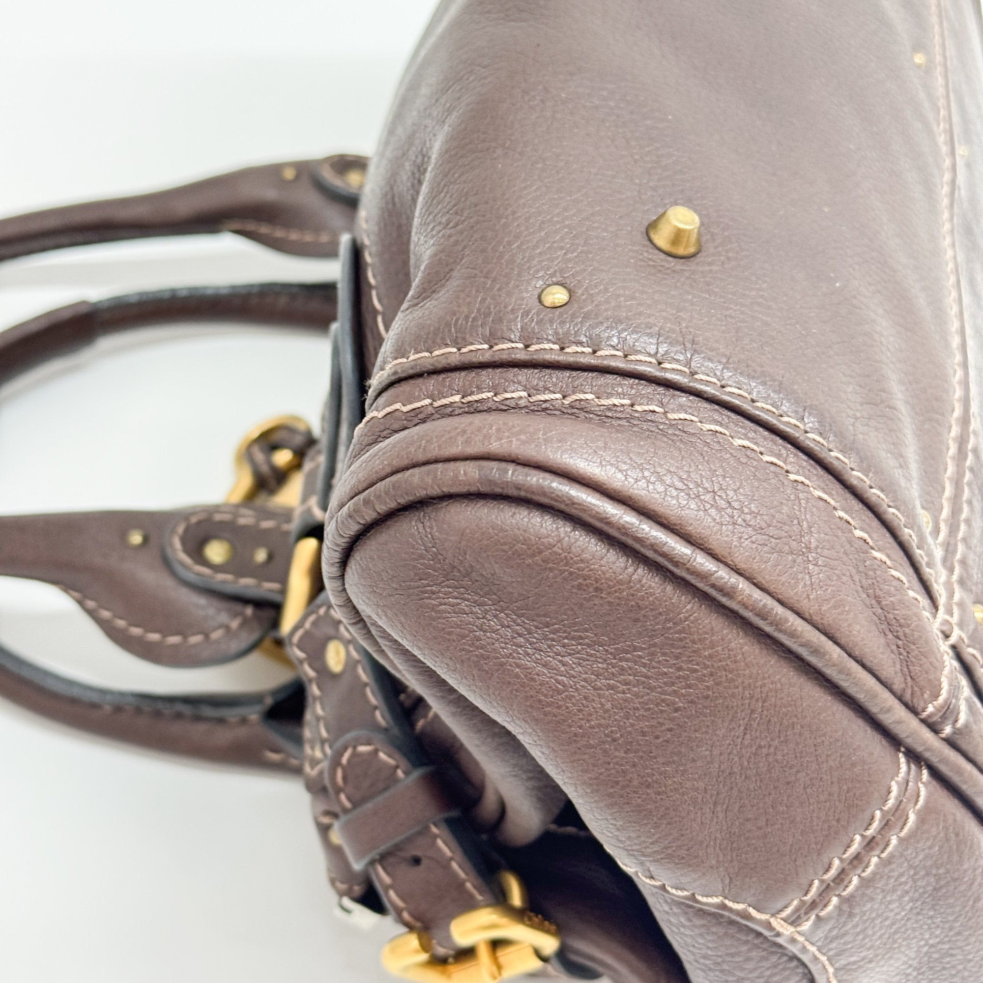 Paddington Brown Leather Shoulder Bag