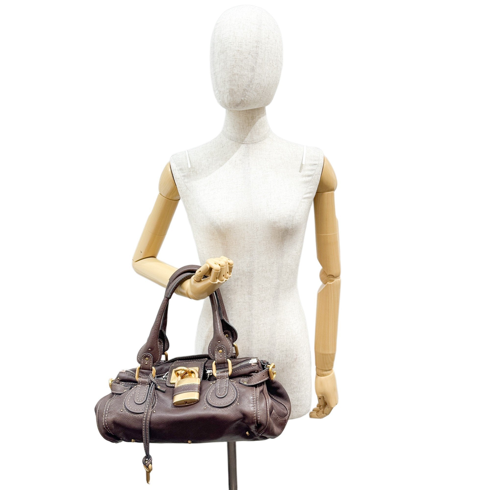 Paddington Brown Leather Shoulder Bag