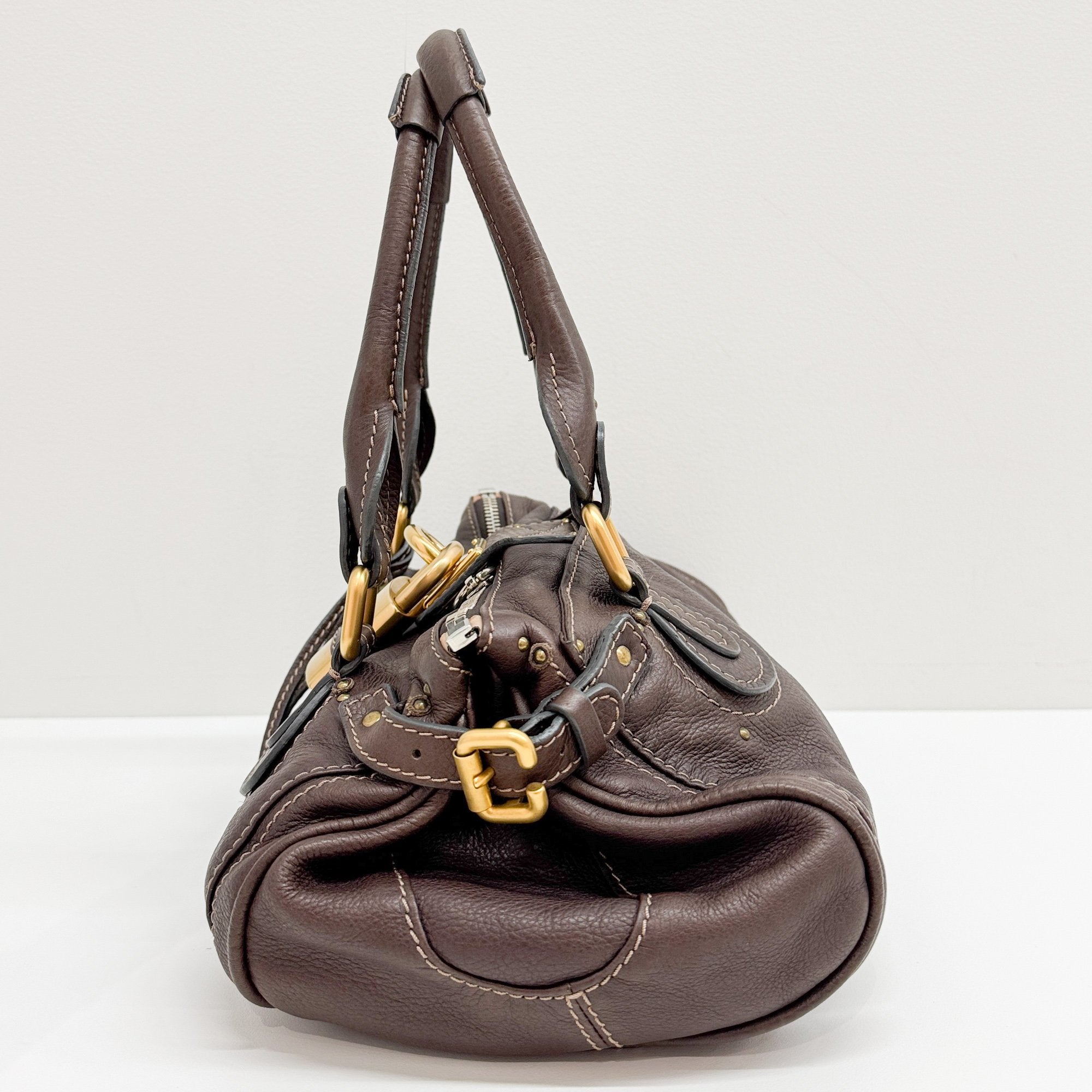 Paddington Brown Leather Shoulder Bag