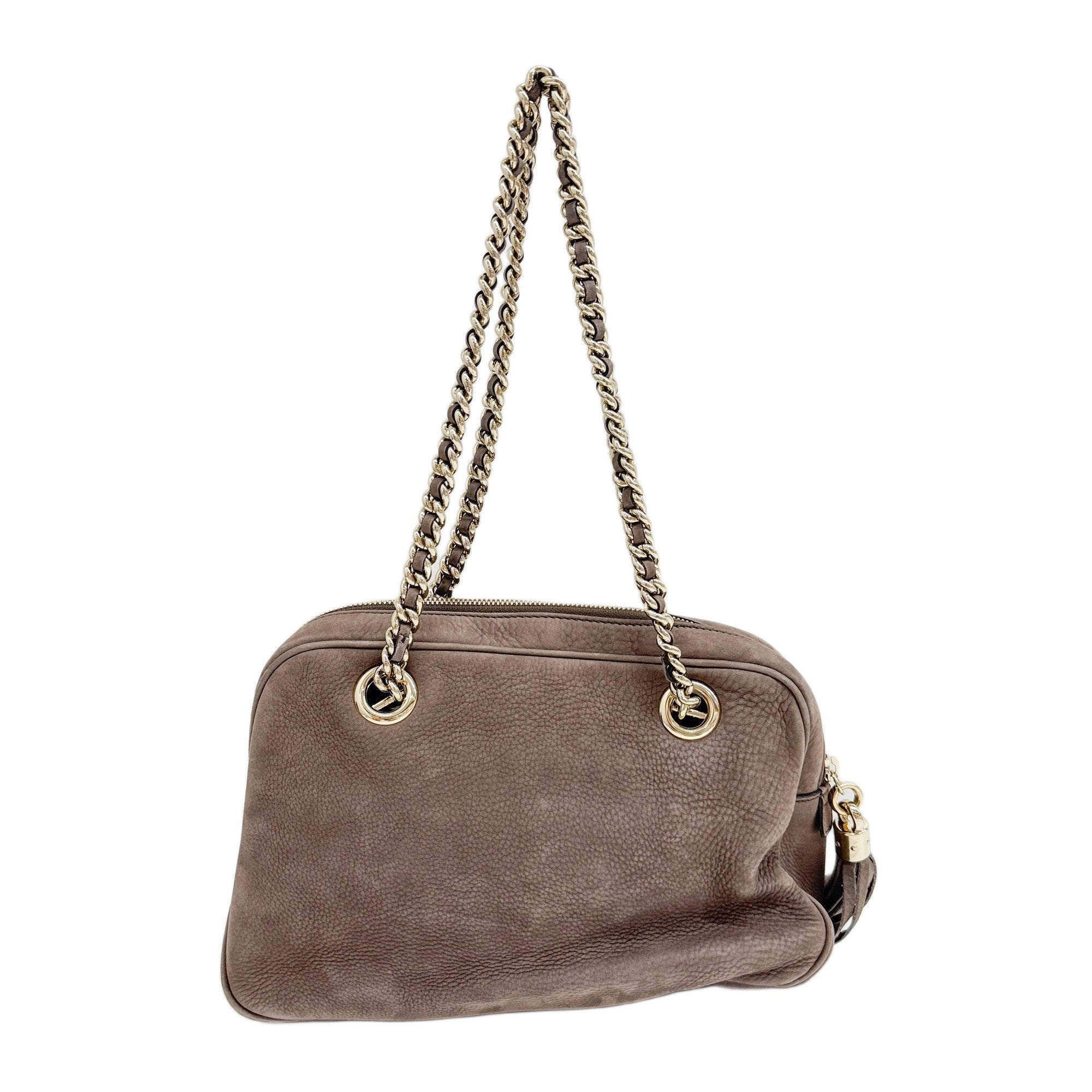 Soho Brown Suede Shoulder Bag