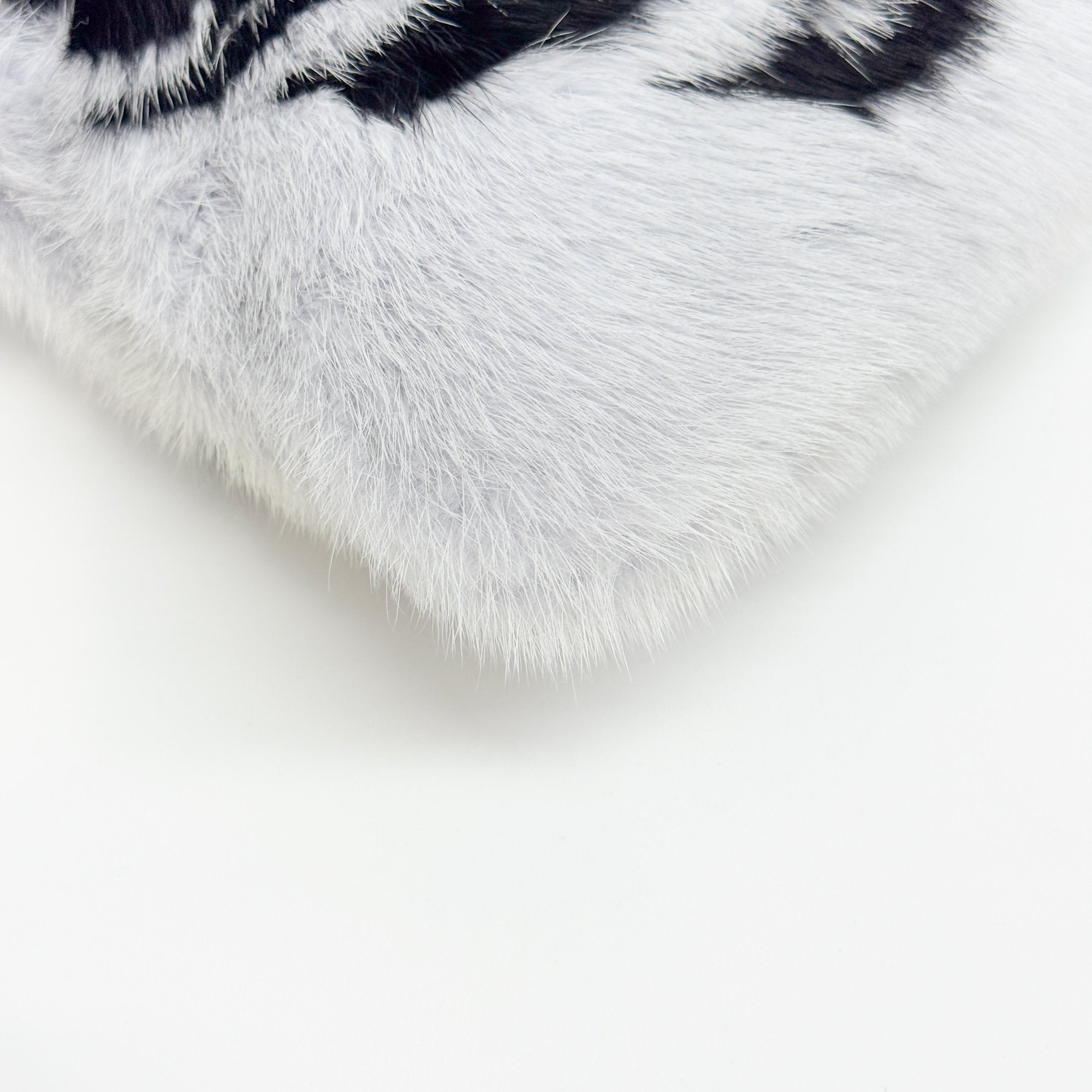 Baby Blue Mink Fur Clutch Bag