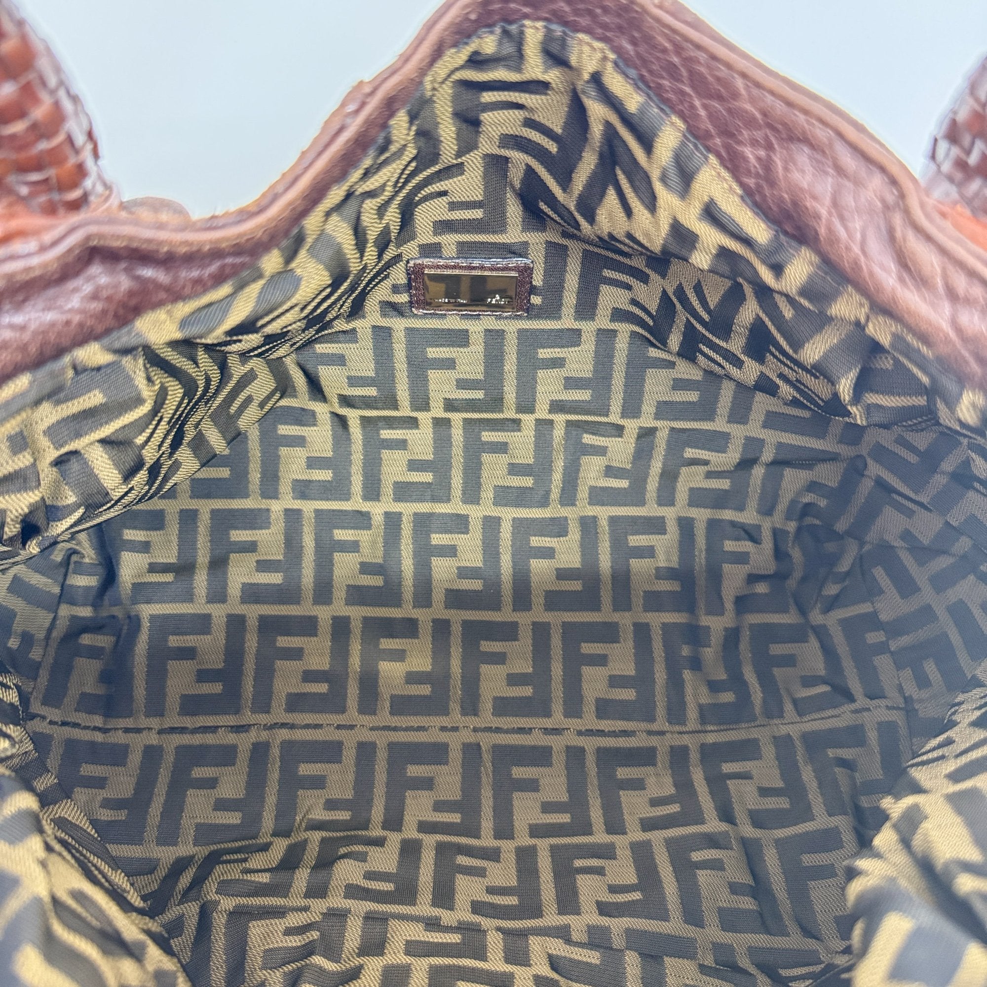 Spy Brown Leather Shoulder Bag