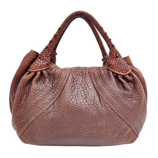 Spy Brown Leather Shoulder Bag