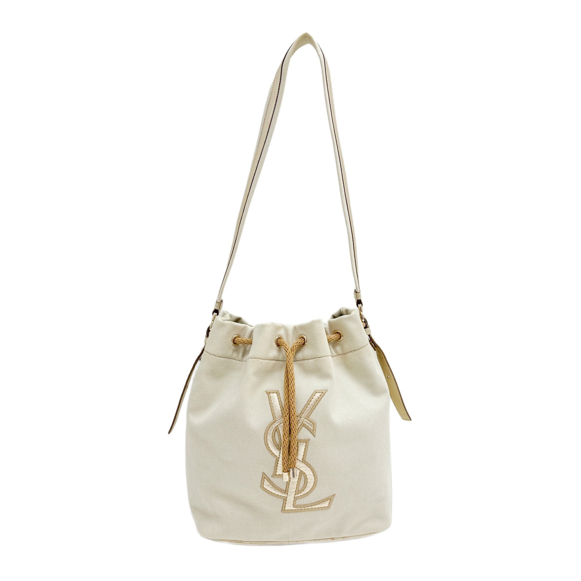 Kahala Eggshell White Canvas Tote Bag