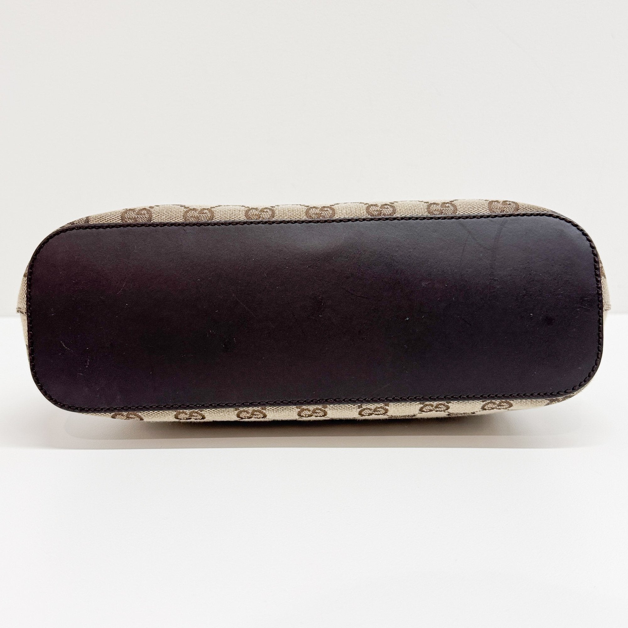 Brown GG Canvas Hobo Bag