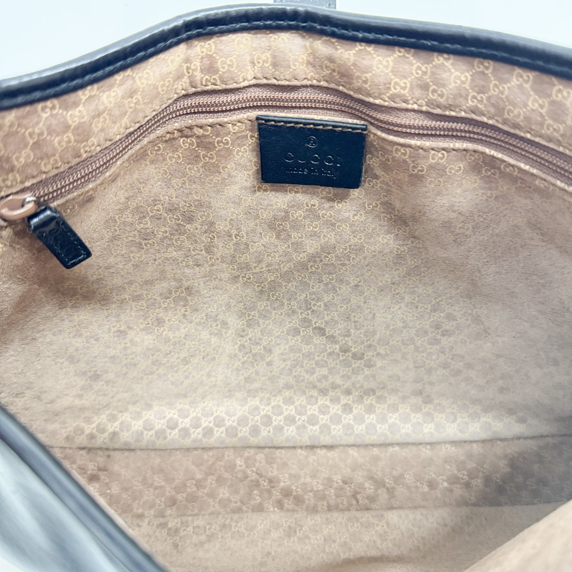 Jackie Black Leather Shoulder Bag