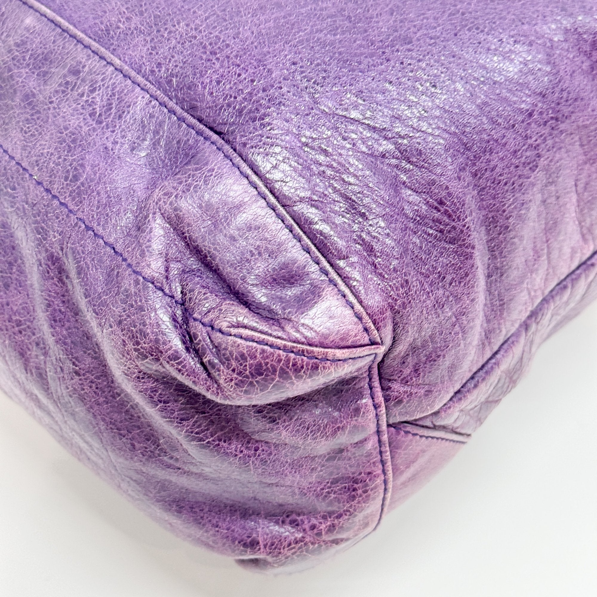 The Day Purple Leather Shoulder Bag