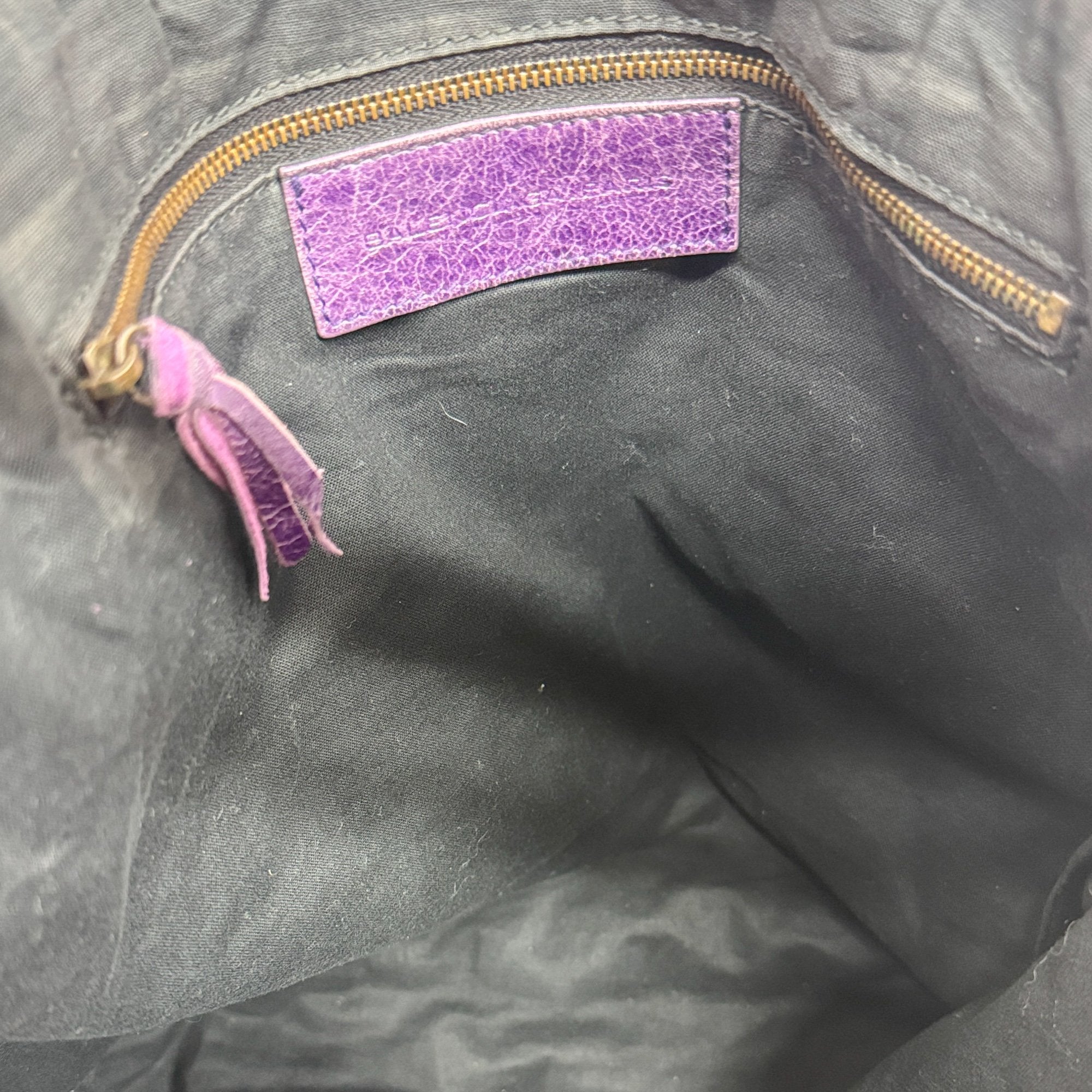 The Day Purple Leather Shoulder Bag