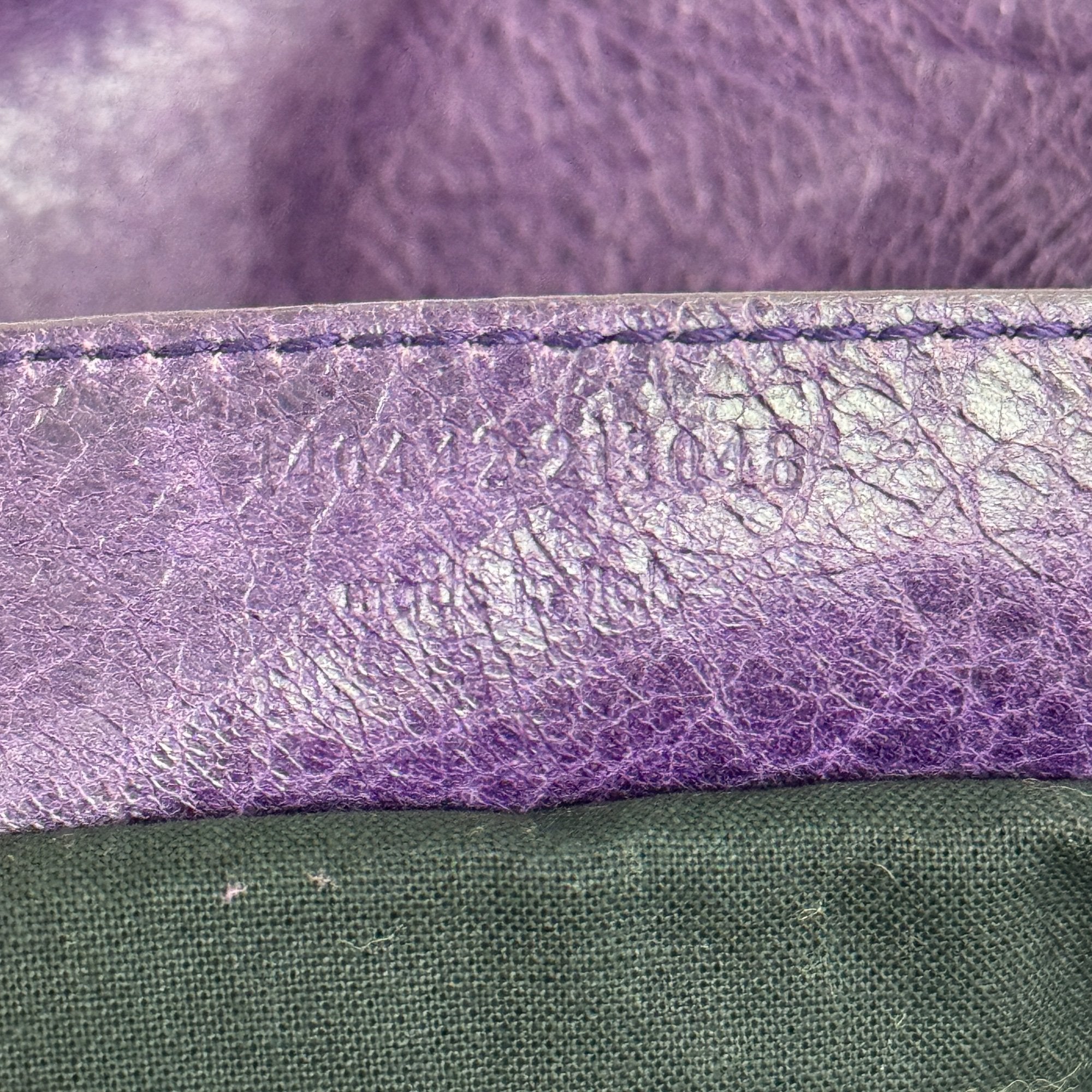 The Day Purple Leather Shoulder Bag