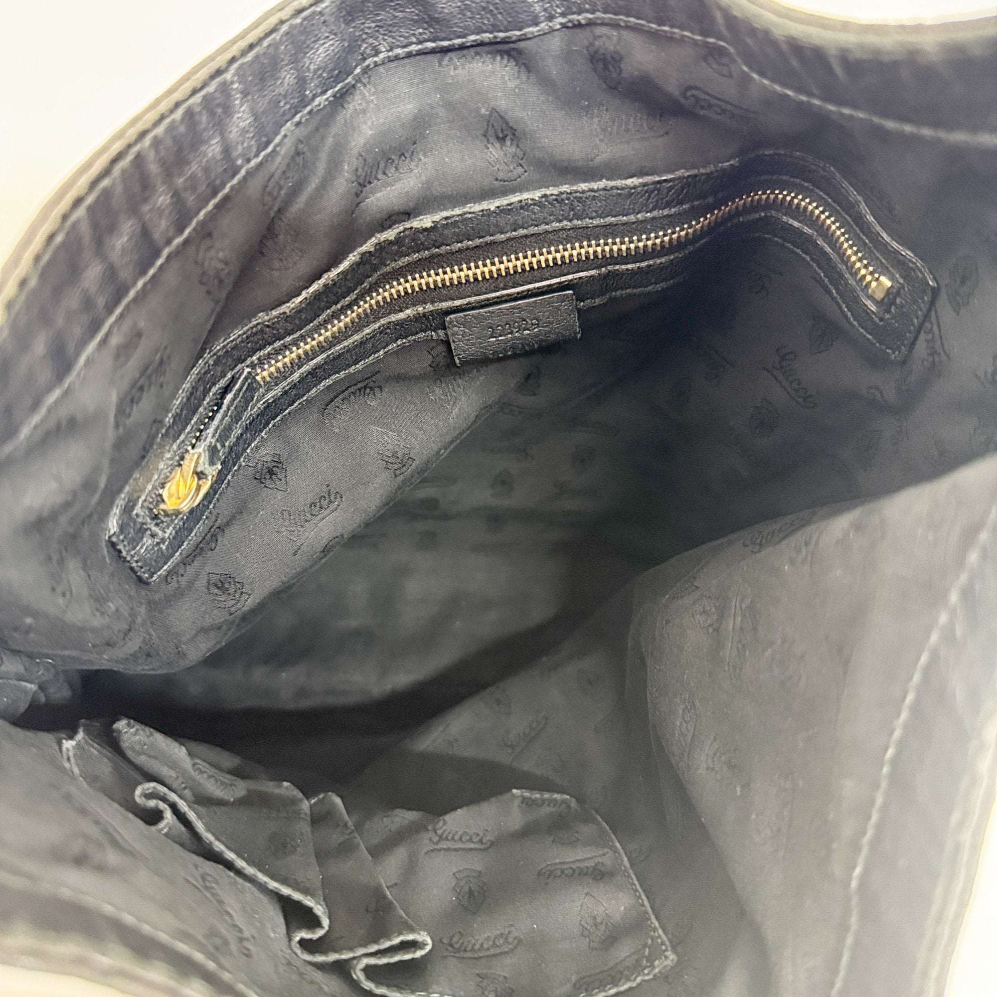 New Jackie Black Leather Shoulder Bag