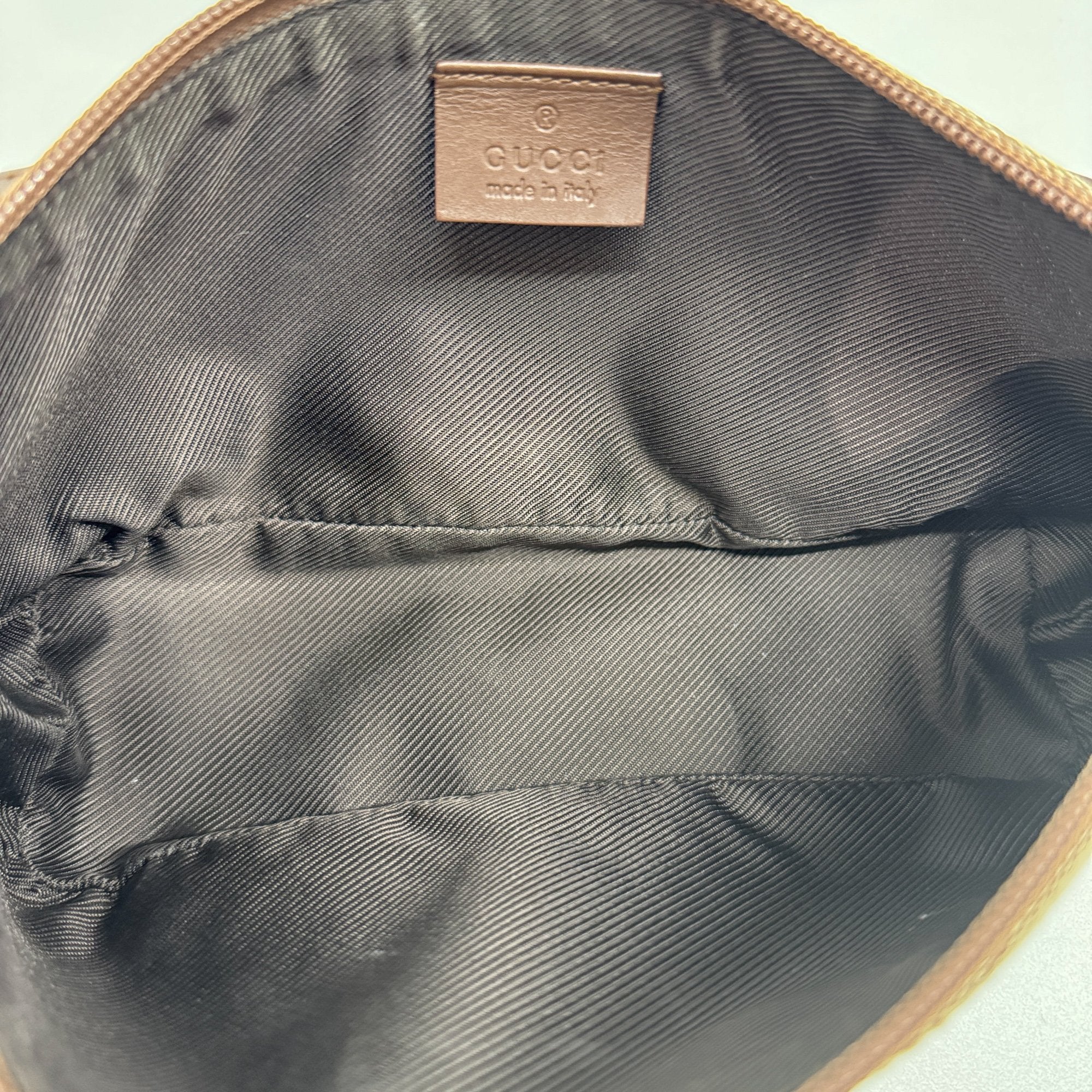 Boat Brown GG Canvas Hand Bag