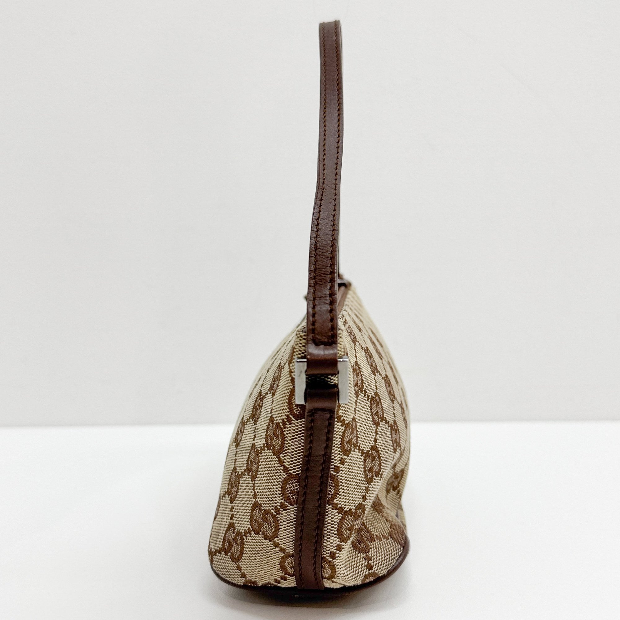 Boat Brown GG Canvas Hand Bag