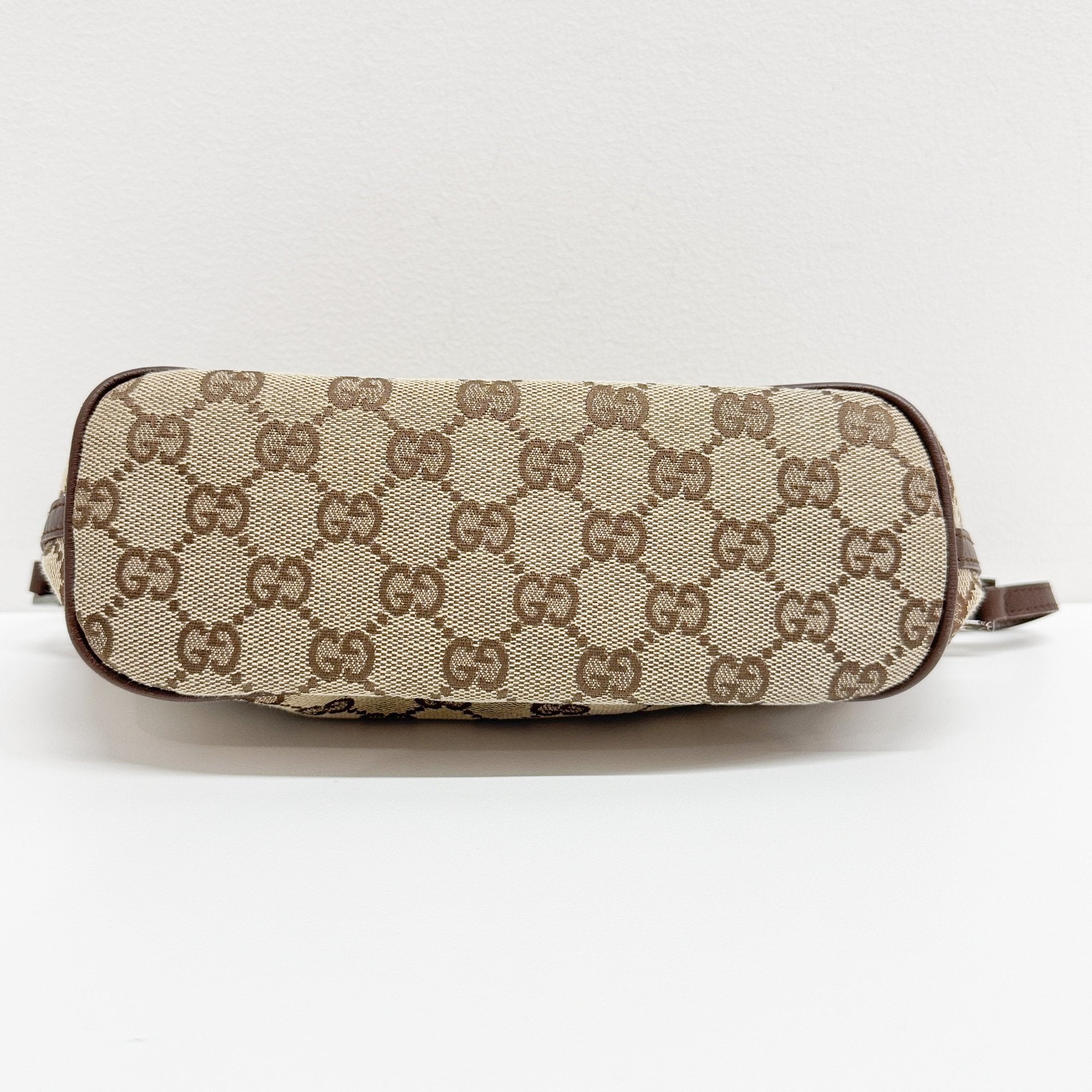 Boat Brown GG Canvas Hand Bag