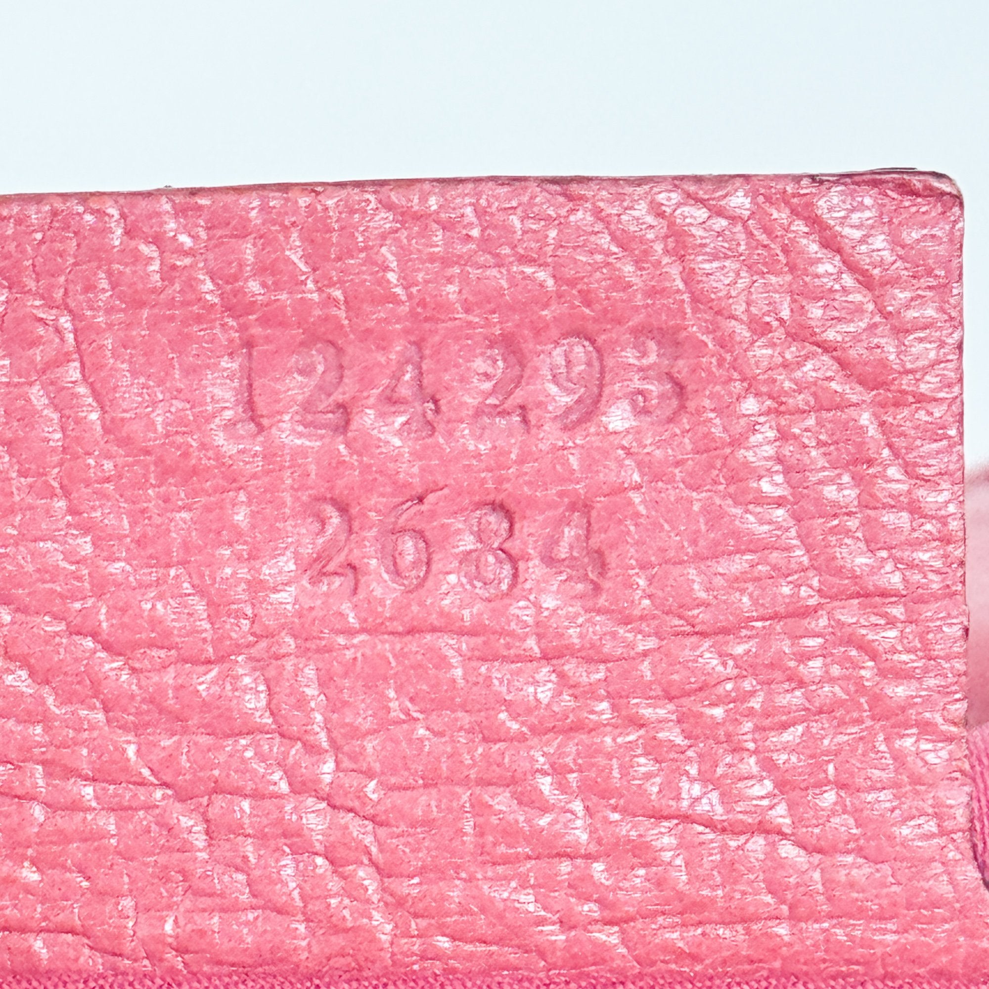 Bamboo Pink Leather Shoulder Bag