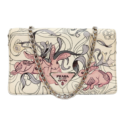 Multi-Color Rabbit Canvas Crossbody Bag
