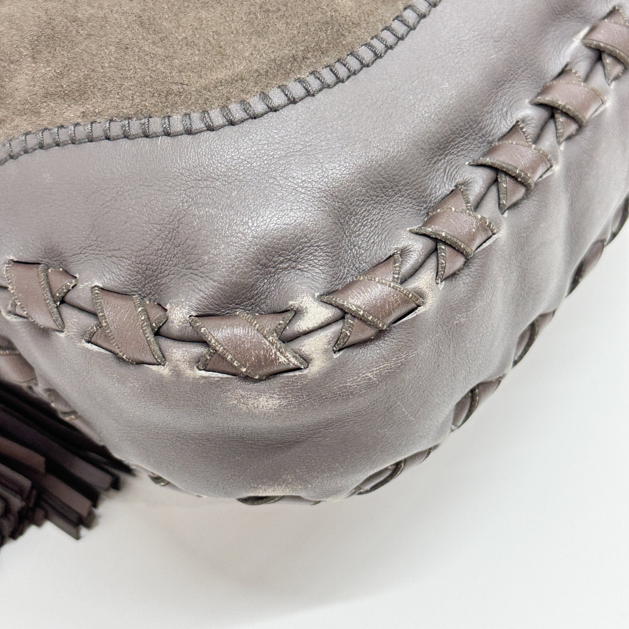 New Jackie Green Suede Shoulder Bag