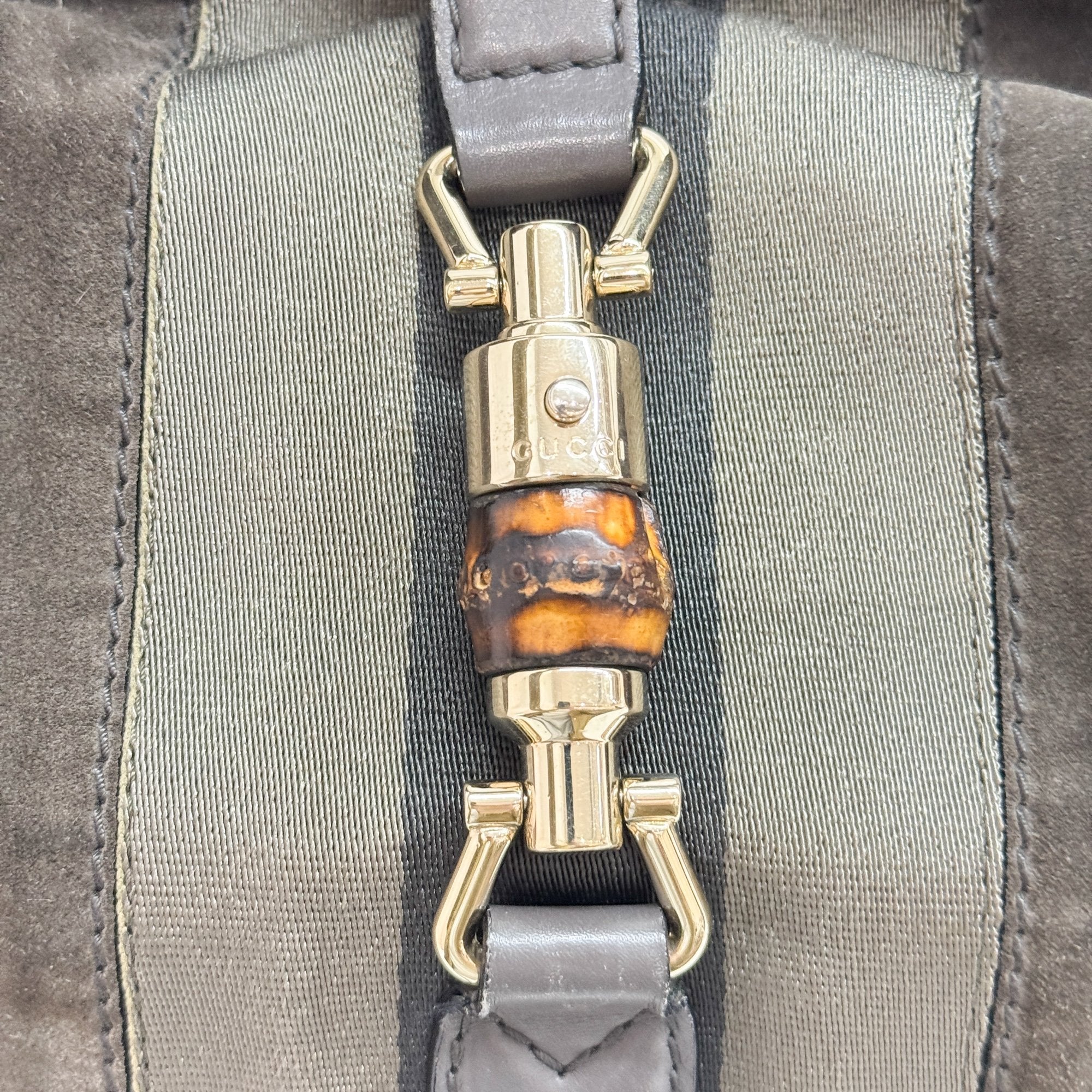 New Jackie Green Suede Shoulder Bag