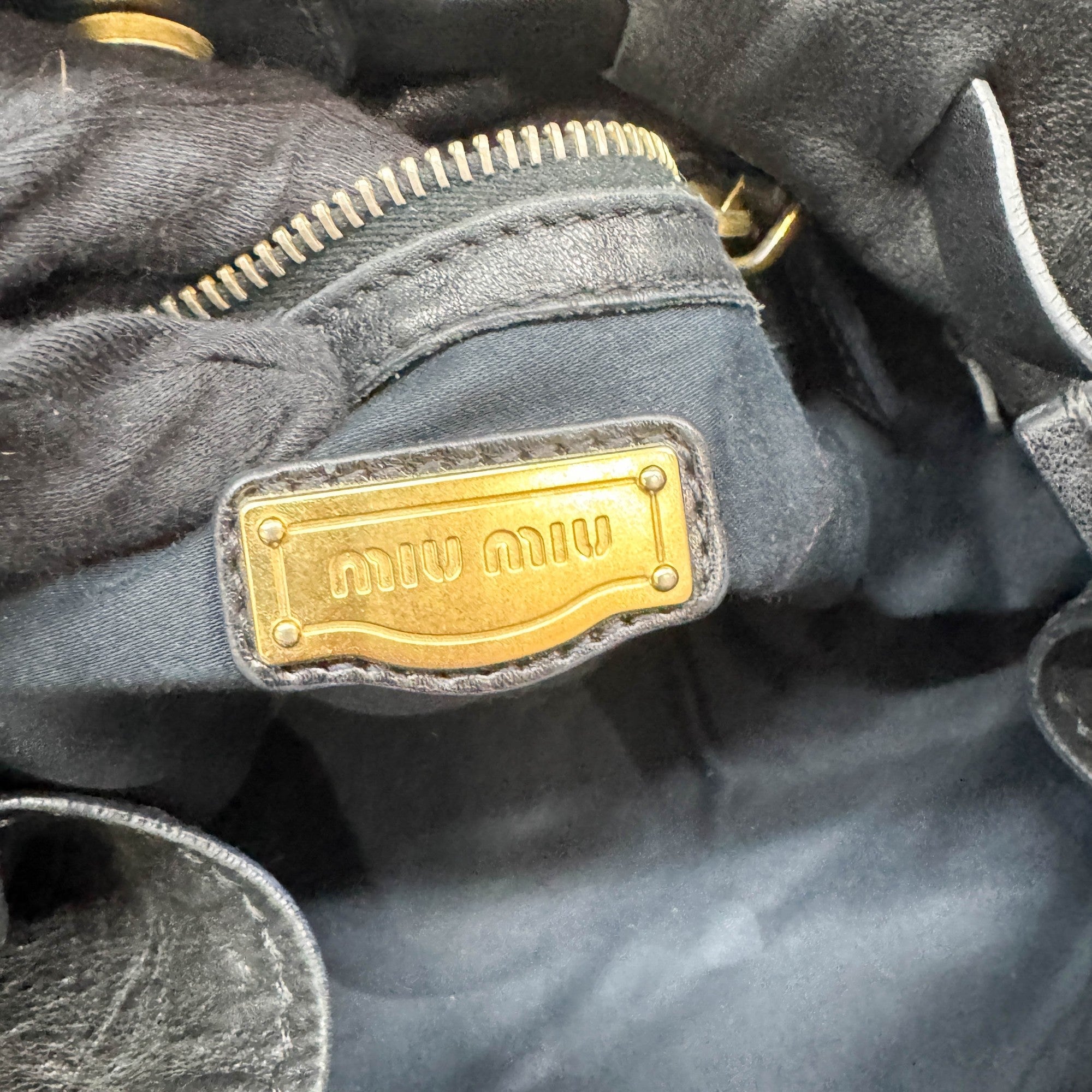 Vitello Lux Bow Bag Leather Shoulder Bag