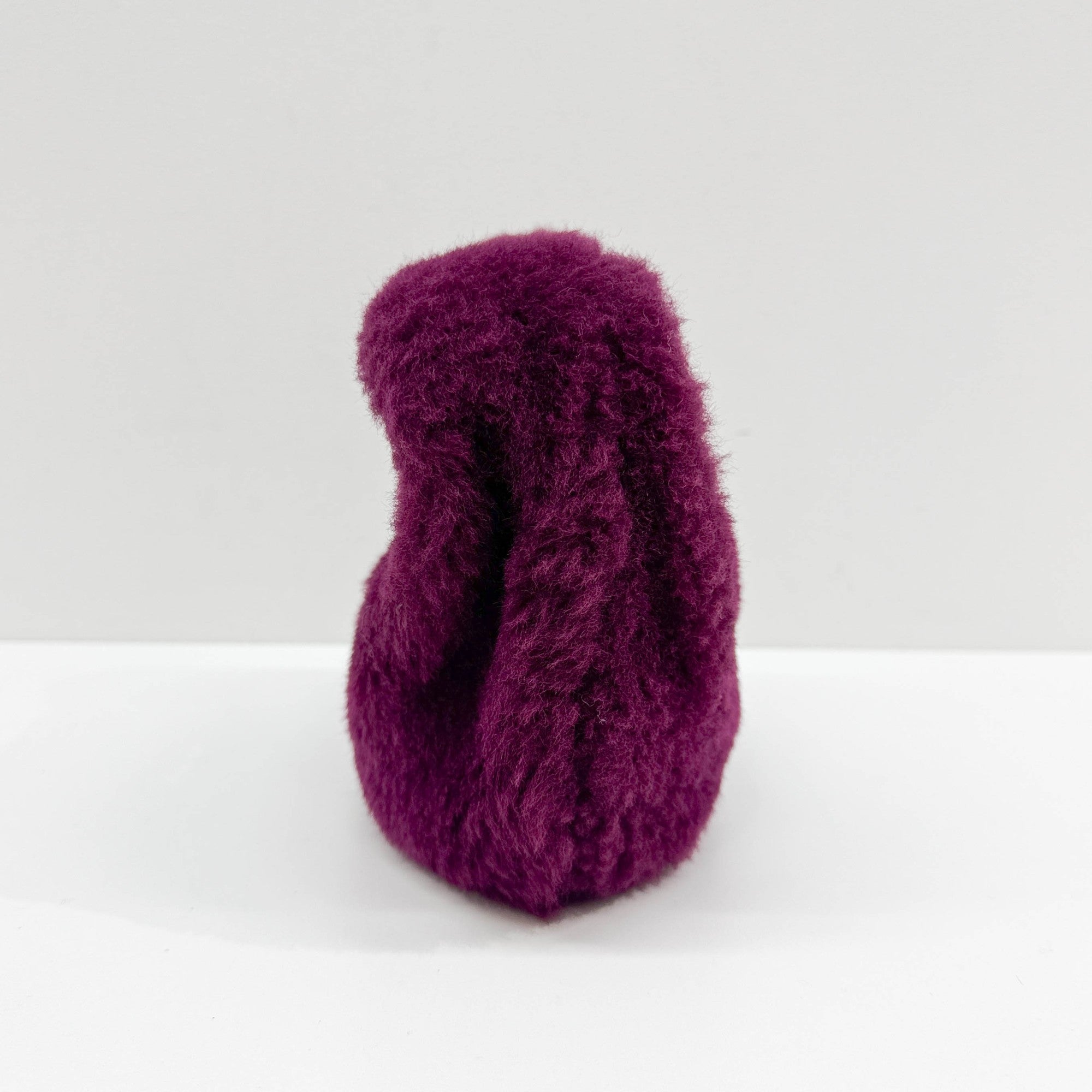 Mini Jodie Plum Shearling Hand Bag