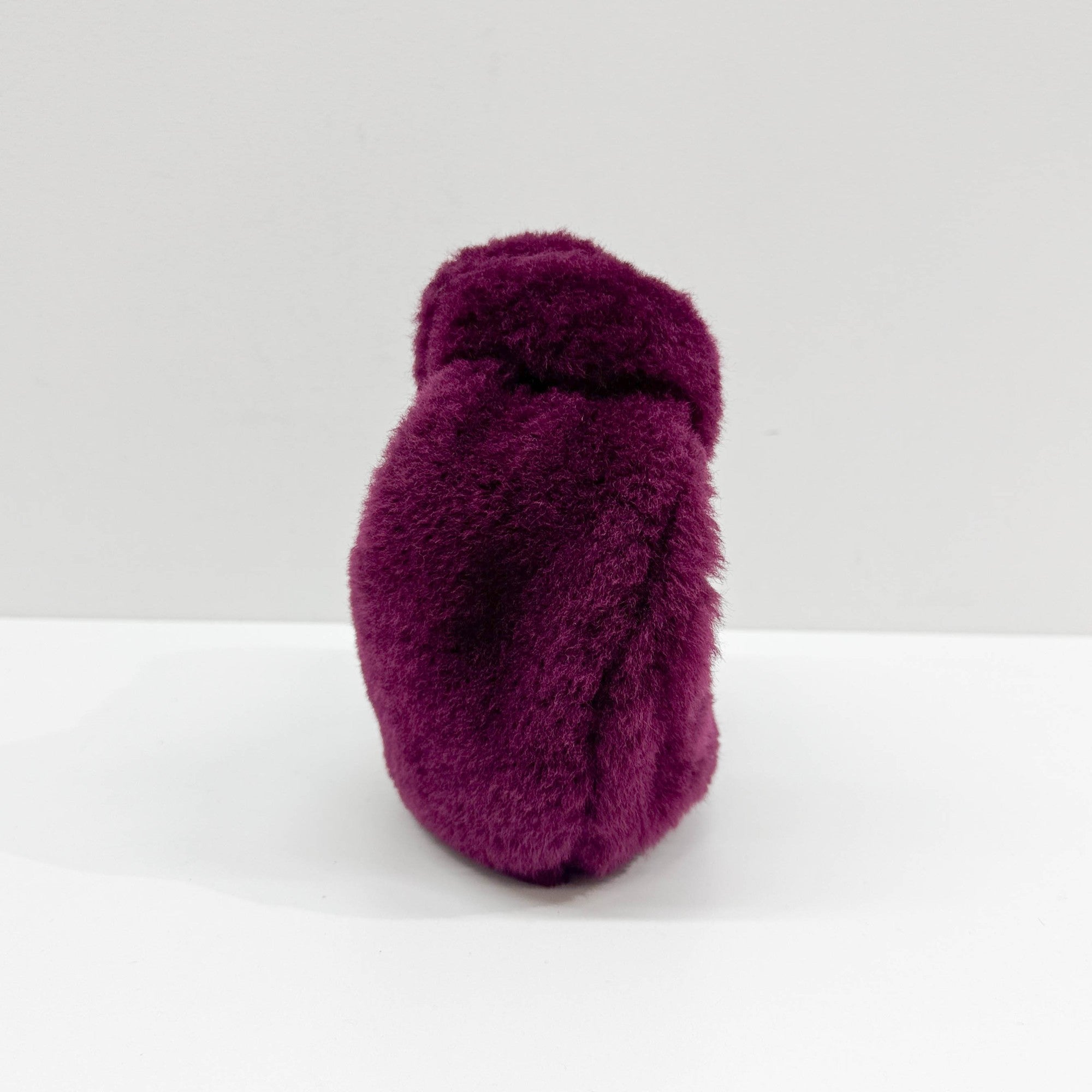 Mini Jodie Plum Shearling Hand Bag