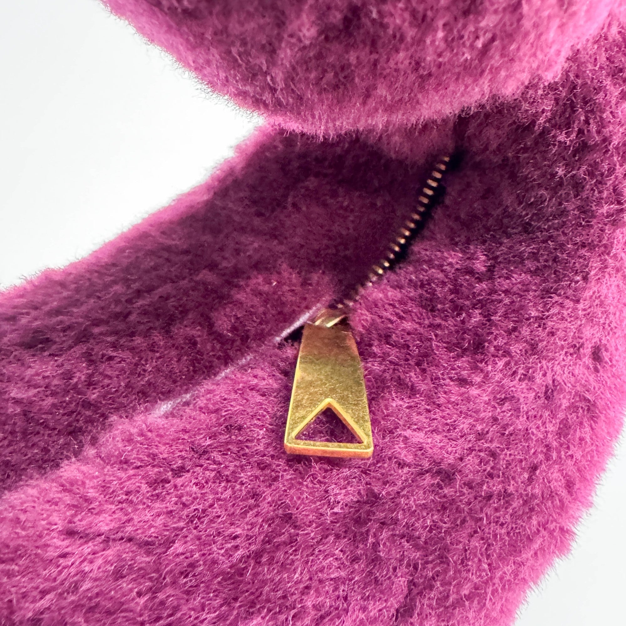 Mini Jodie Plum Shearling Hand Bag