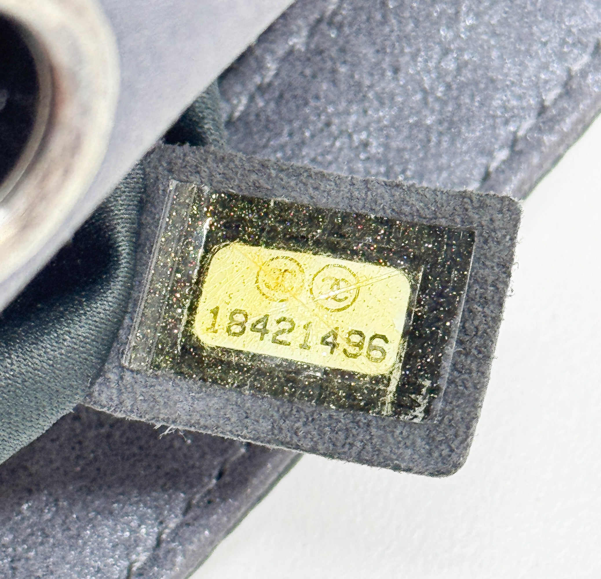 Classic Flap Gunmetal Gray Sequin Shoulder Bag