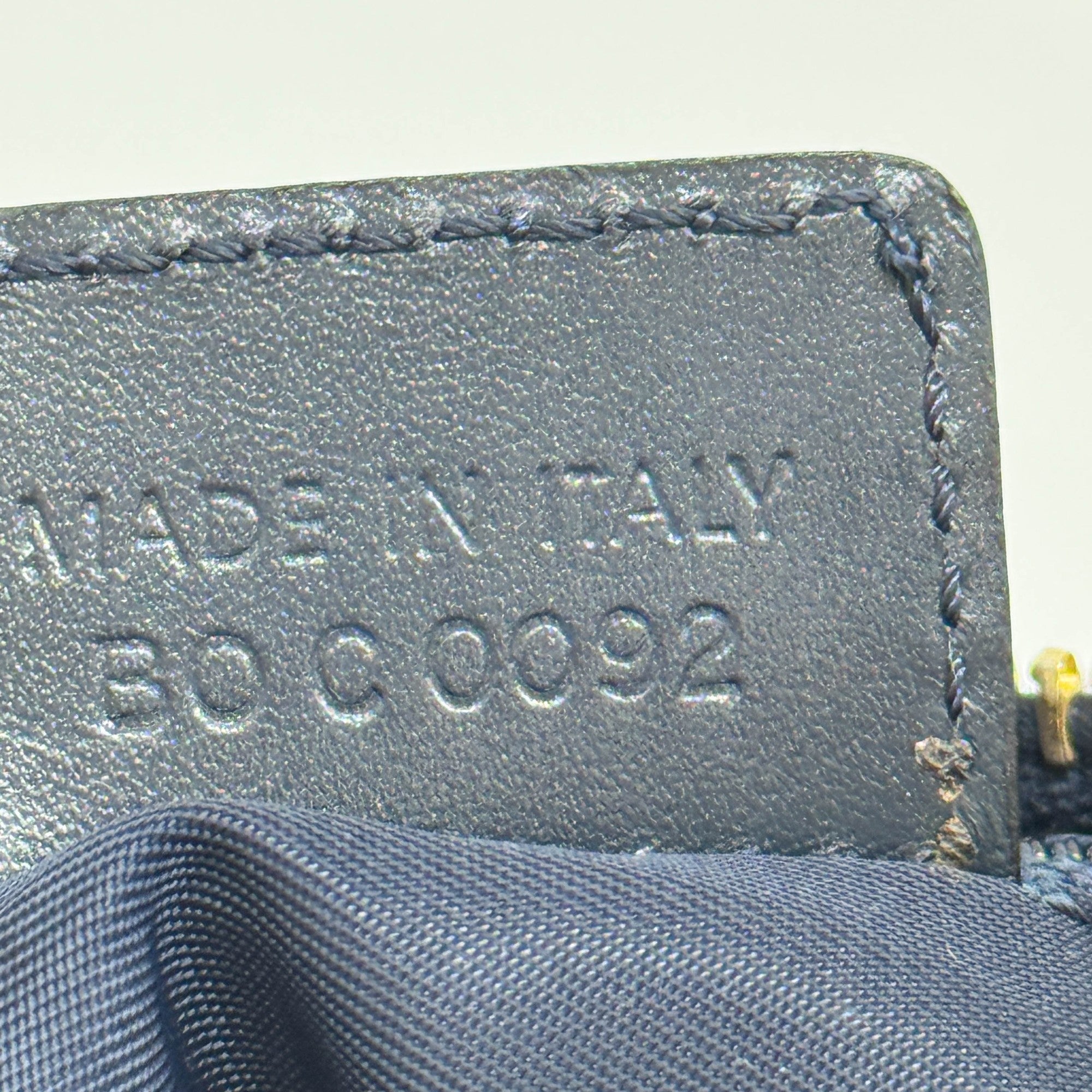 Boston/Bowling Navy Blue Trotter Canvas Hand Bag