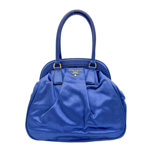 Sapphire Satin Hand Bag