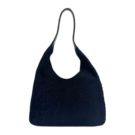 Black Fur Shoulder Bag