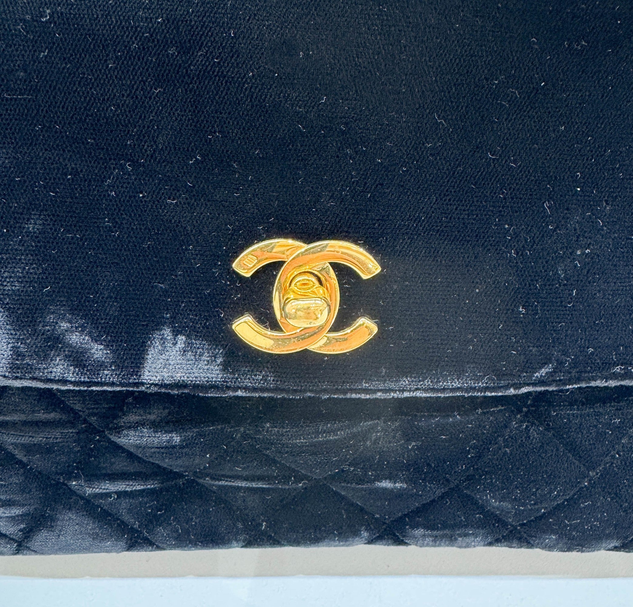 Black Velvet Shoulder Bag